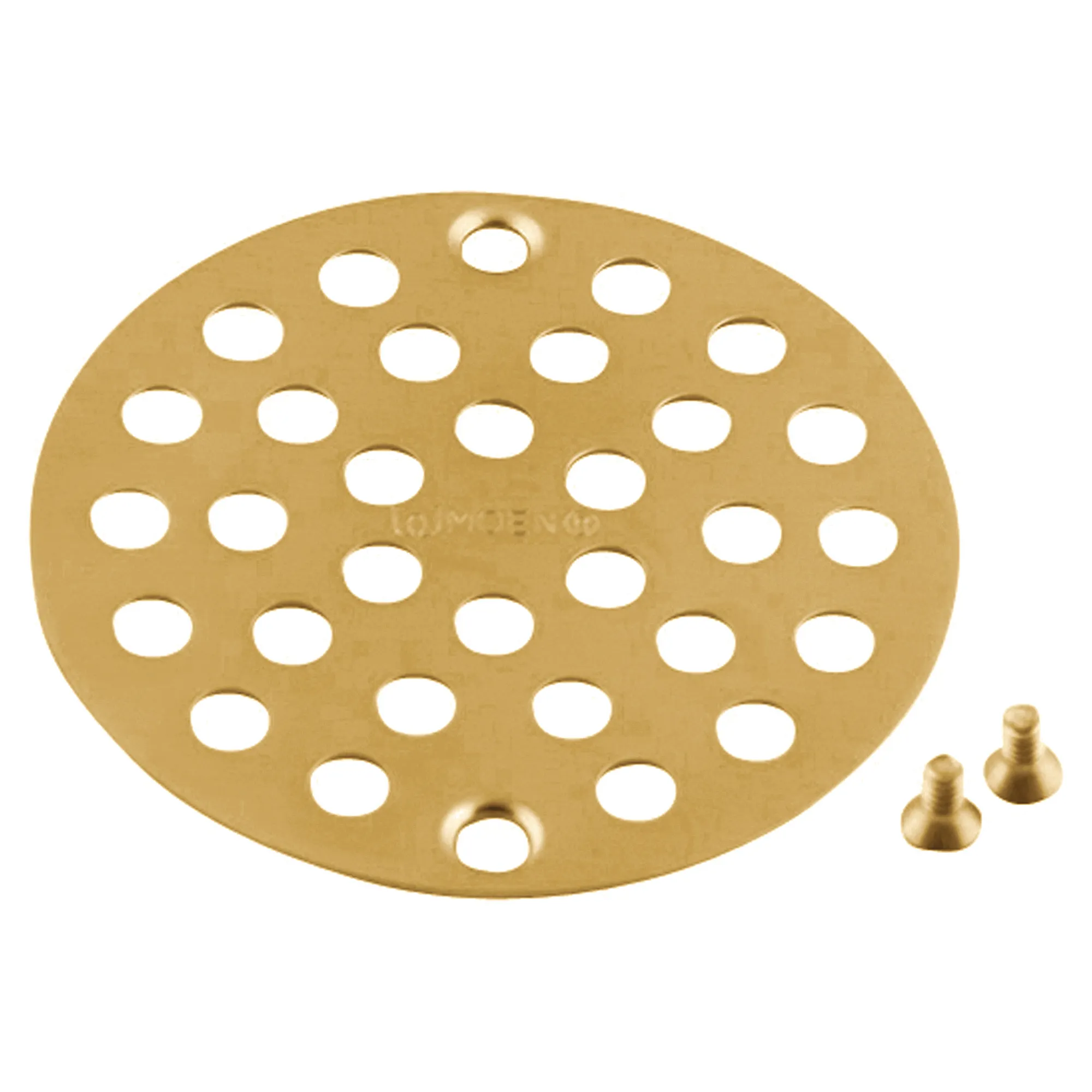 Moen Polished Brass 4" Shower Drain Cover (8.7"L x 5.2"W x .4"H) - Image 8