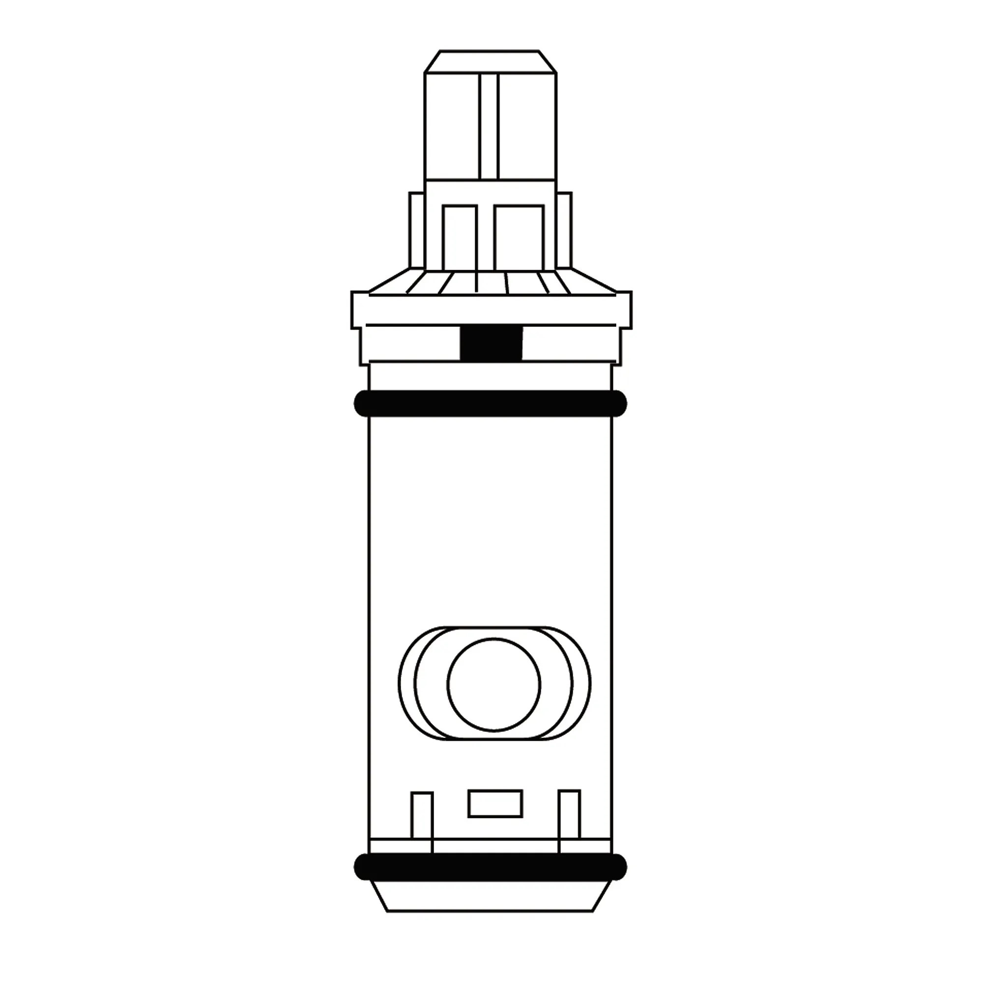 Moen 1248 Two-handle Replacement Cartridge For High Flow Roman Tubs (hot Or Cold & For 4999 Valve) - Image 3