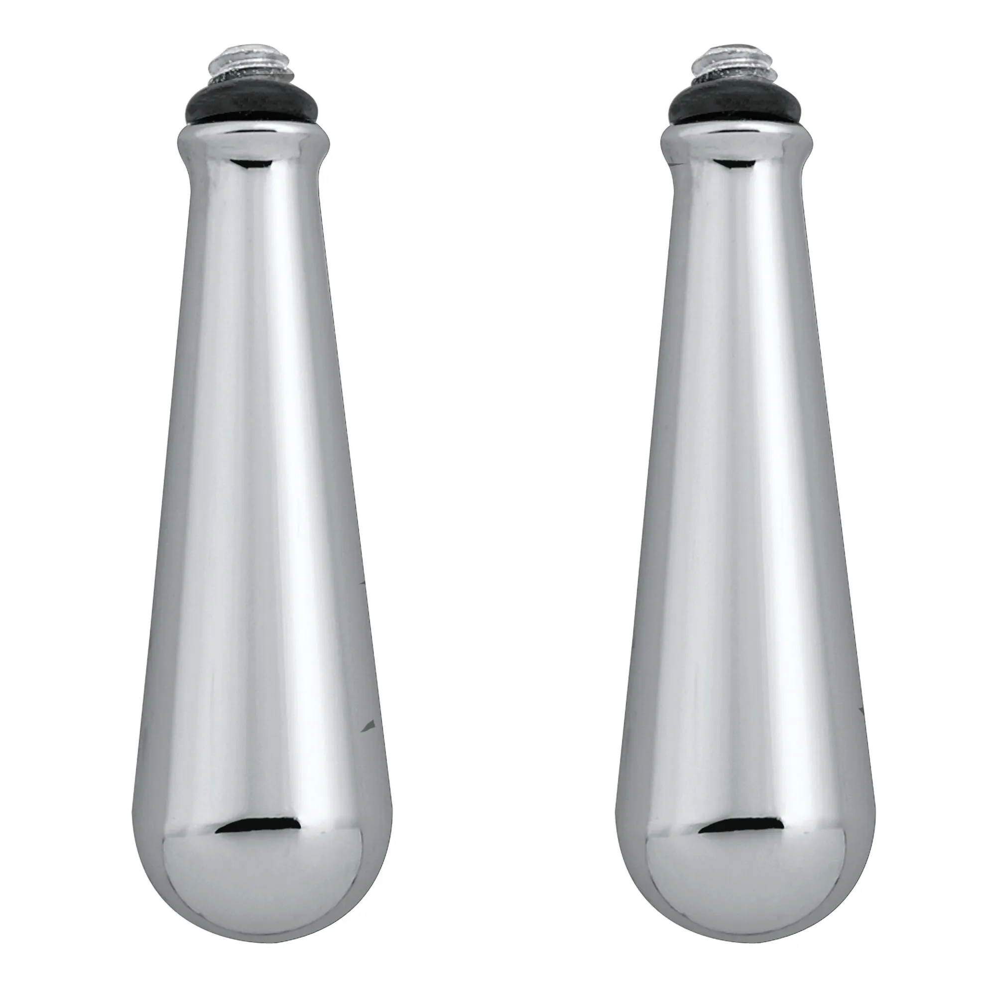 Traditional Chrome Replacement Handle Knob Insert - Image 2