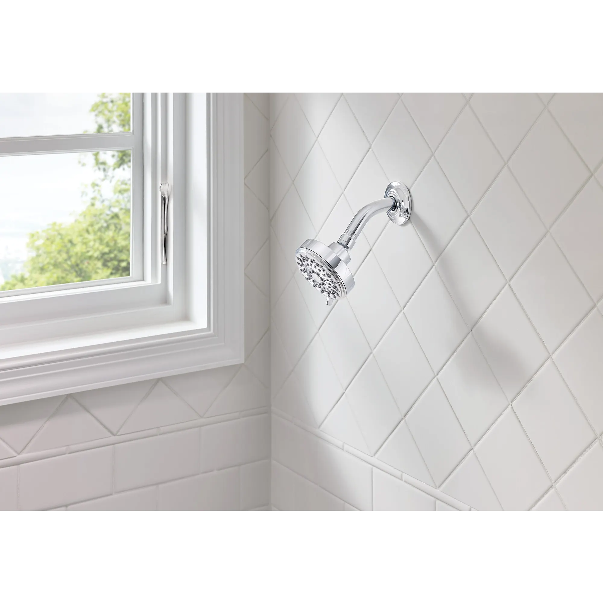 Ignite Five-Function 3 3/4" Diameter Spray Head Wallmount - Image 3
