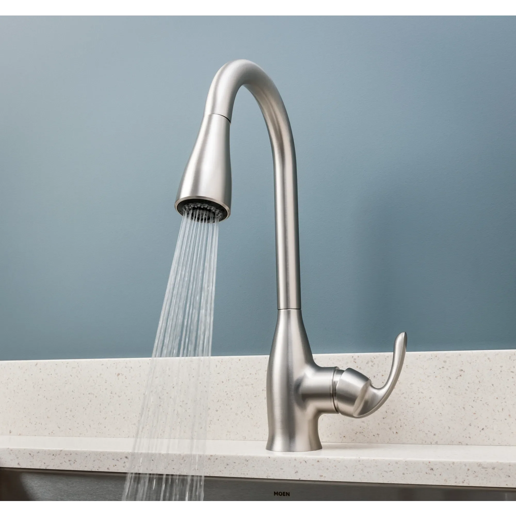 Stainless steel 33" X 22" 18 Gauge Double Bowl Faucet and Sink Combination - Image 7