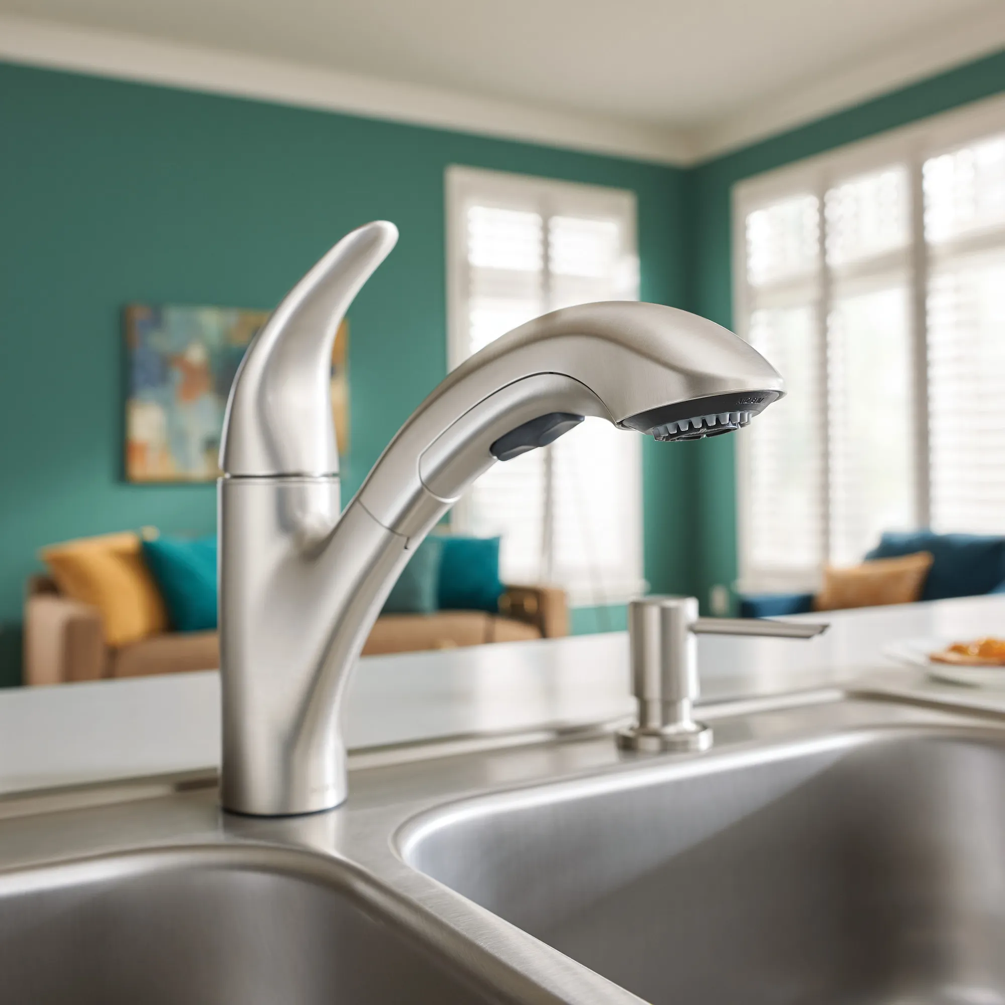 Galvin Sink & Faucet Combination - 33"X22" 20-Gauge Stainless Steel Double Bowl - Image 7