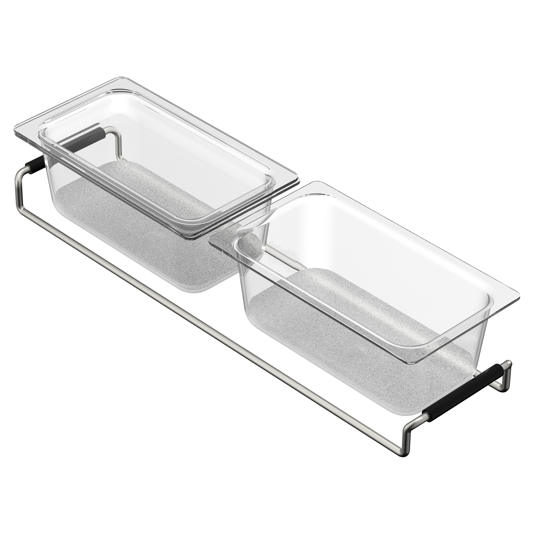Workstation System Acrylic Prep Bins with Lids
