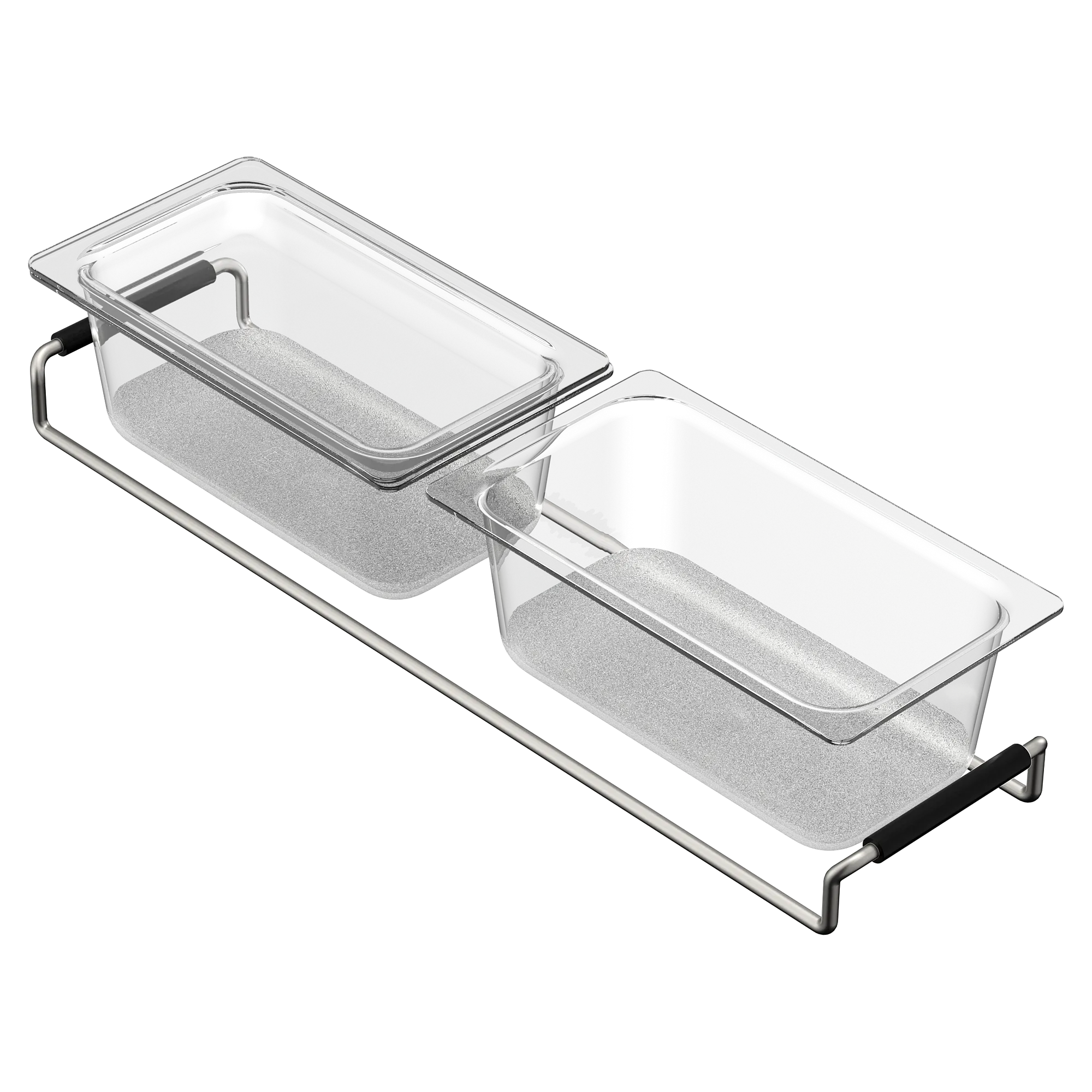 Workstation System Acrylic Prep Bins with Lids - Image 2