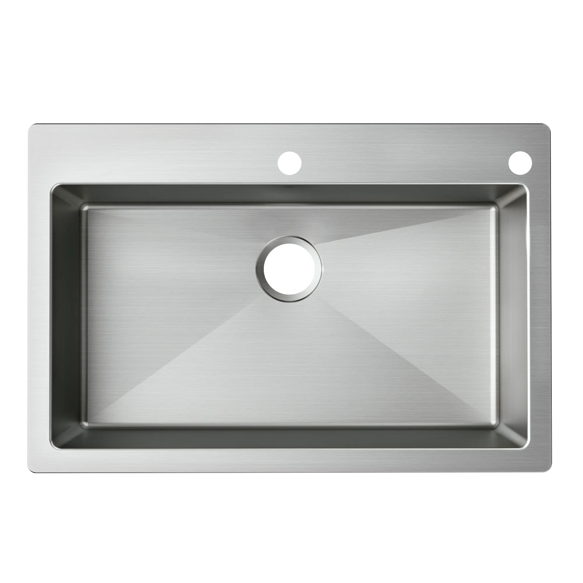 Islet 33"x22" stainless steel 18 gauge single bowl dual mount sink - Image 4