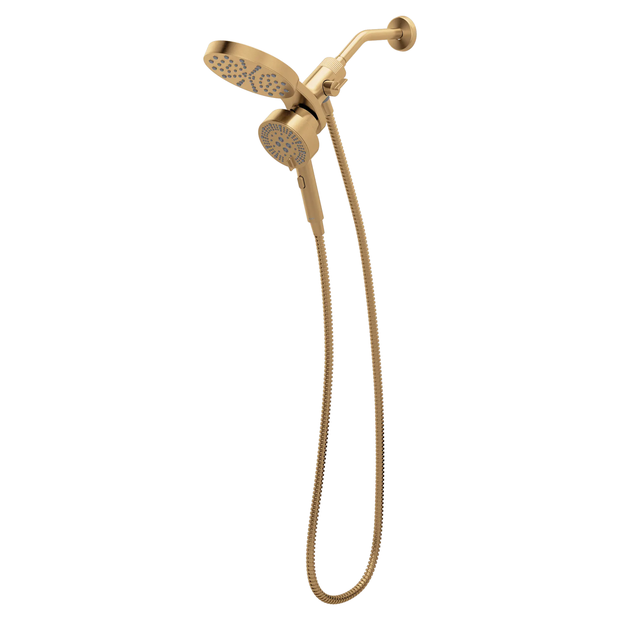 Magnetix Bronzed gold six-function 6.7" diameter spray head standard with handshower - Image 10