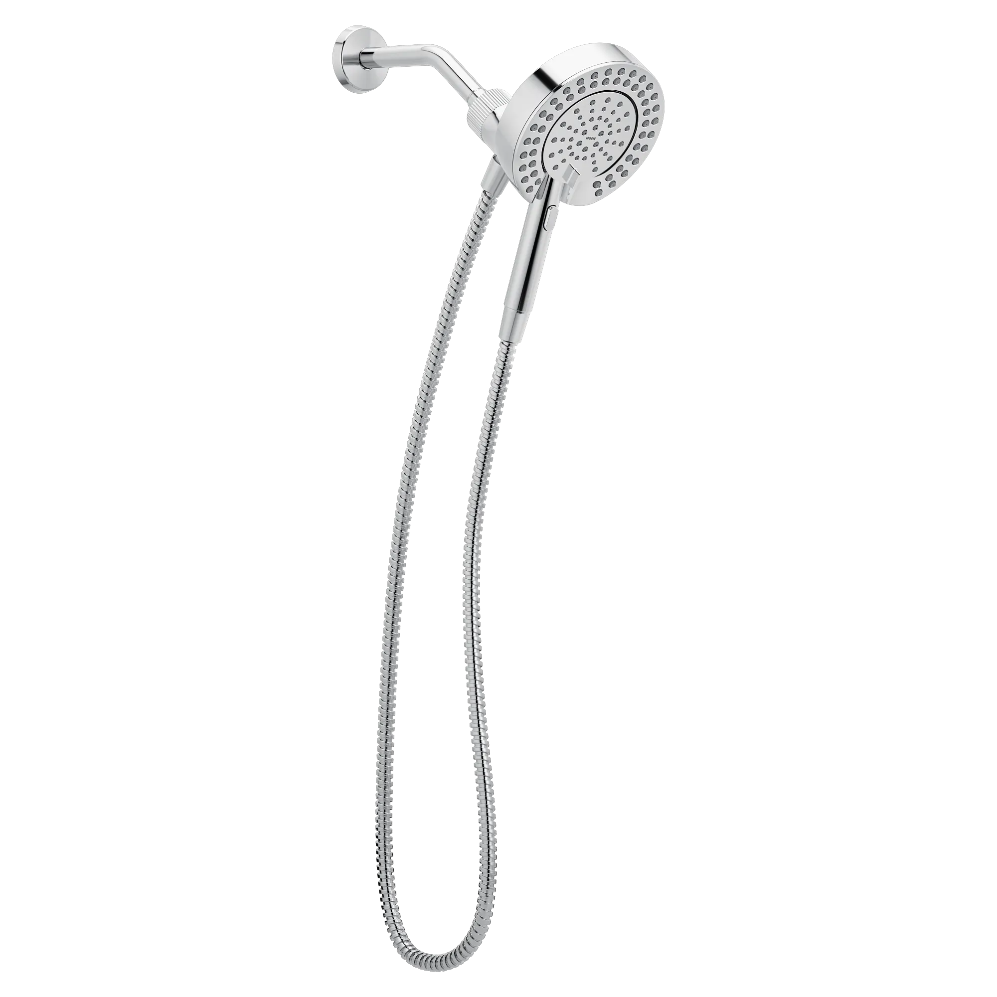 Magnetix Chrome six-function 6-1/2" diameter spray head standard with handshower - Image 6