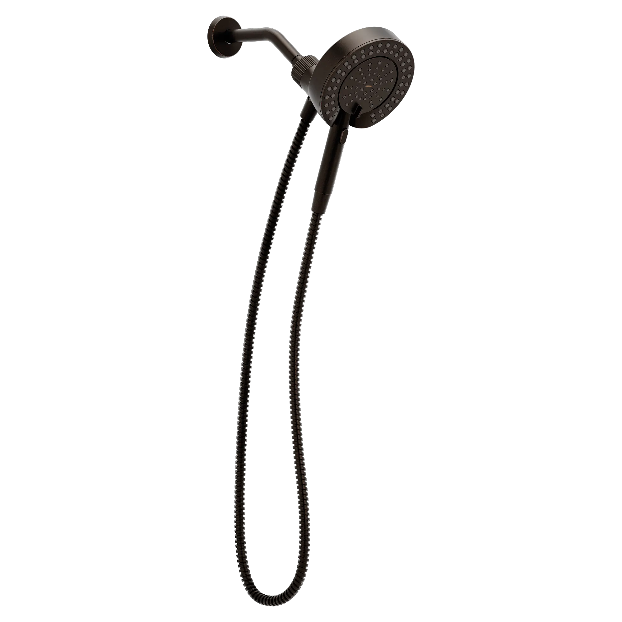 Magnetix Oil rubbed bronze six-function 6-1/2" diameter spray head standard with handshower - Image 5