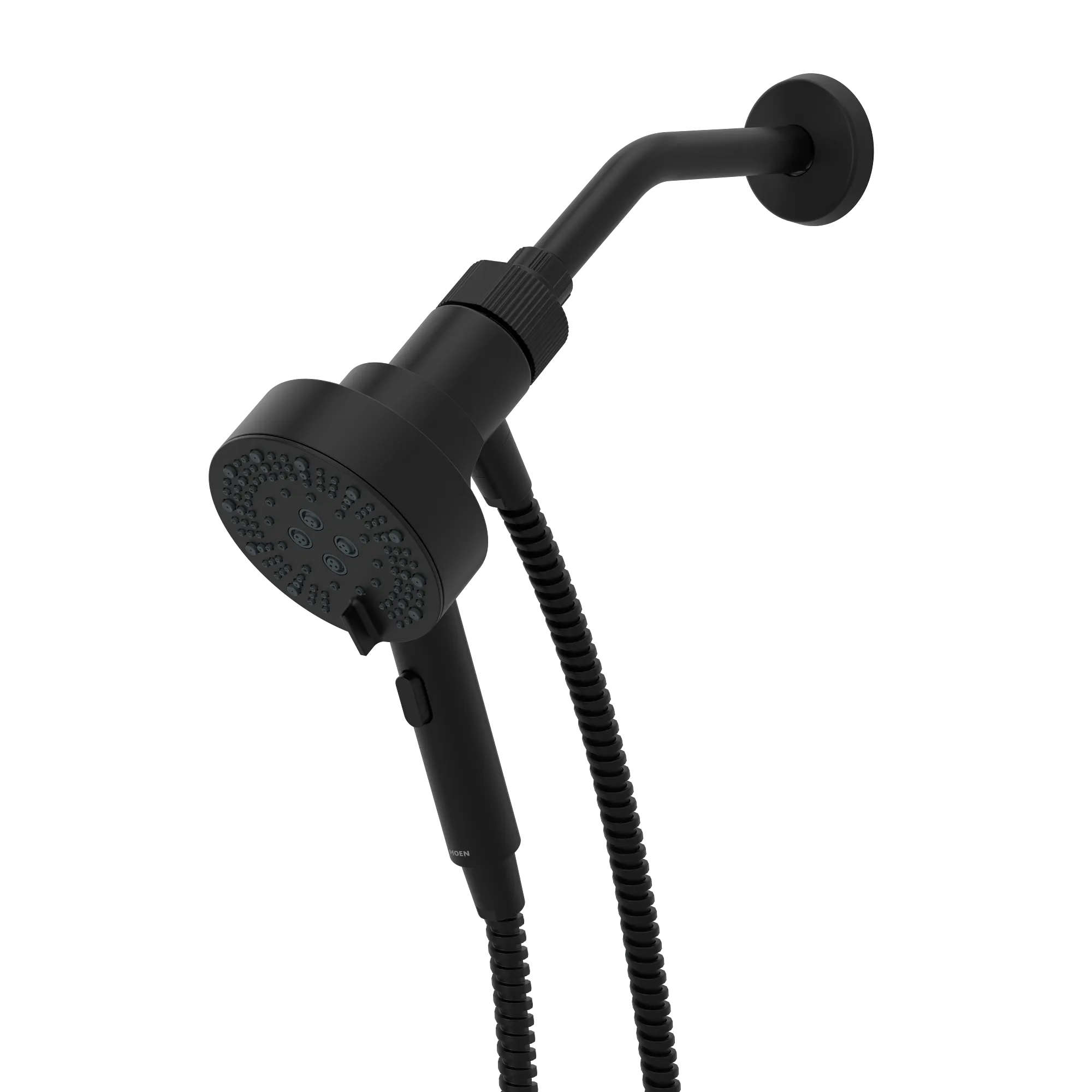 Magnetix Matte black six-function 4.25" diameter spray head handshower - Image 4