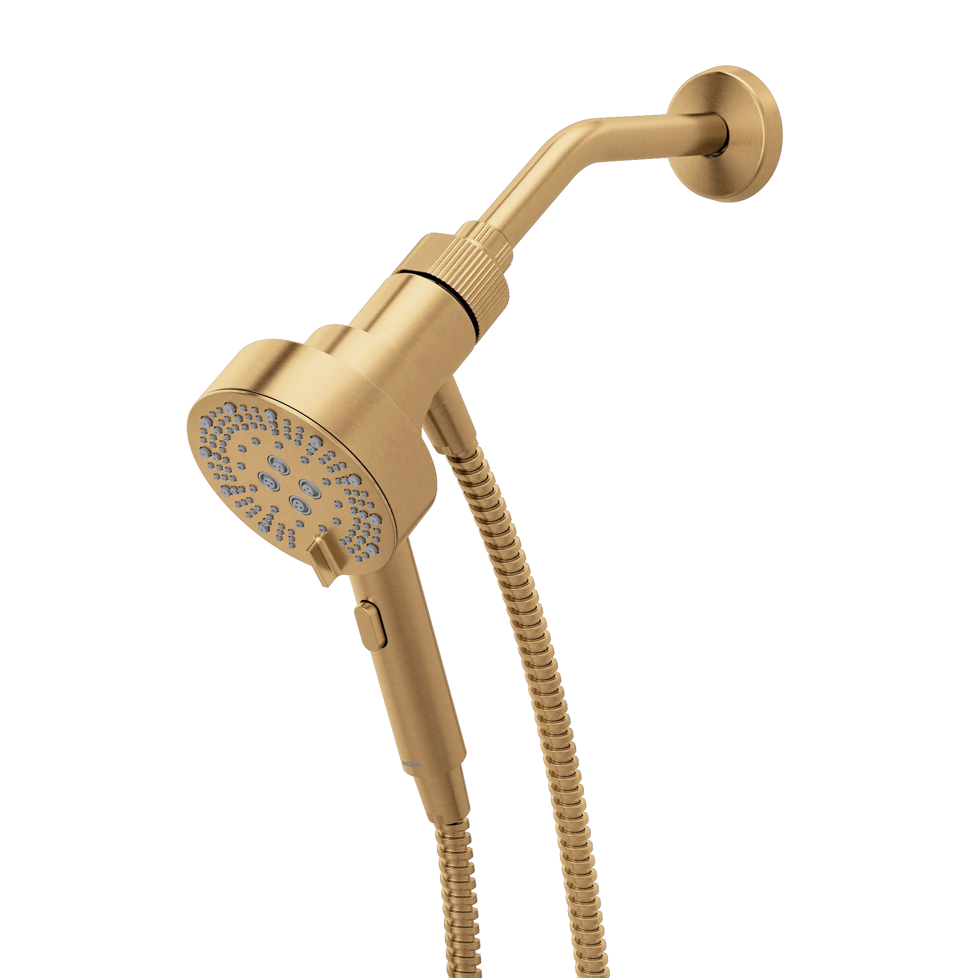 Magnetix Bronzed gold six-function 4.25" diameter spray head handshower - Image 9