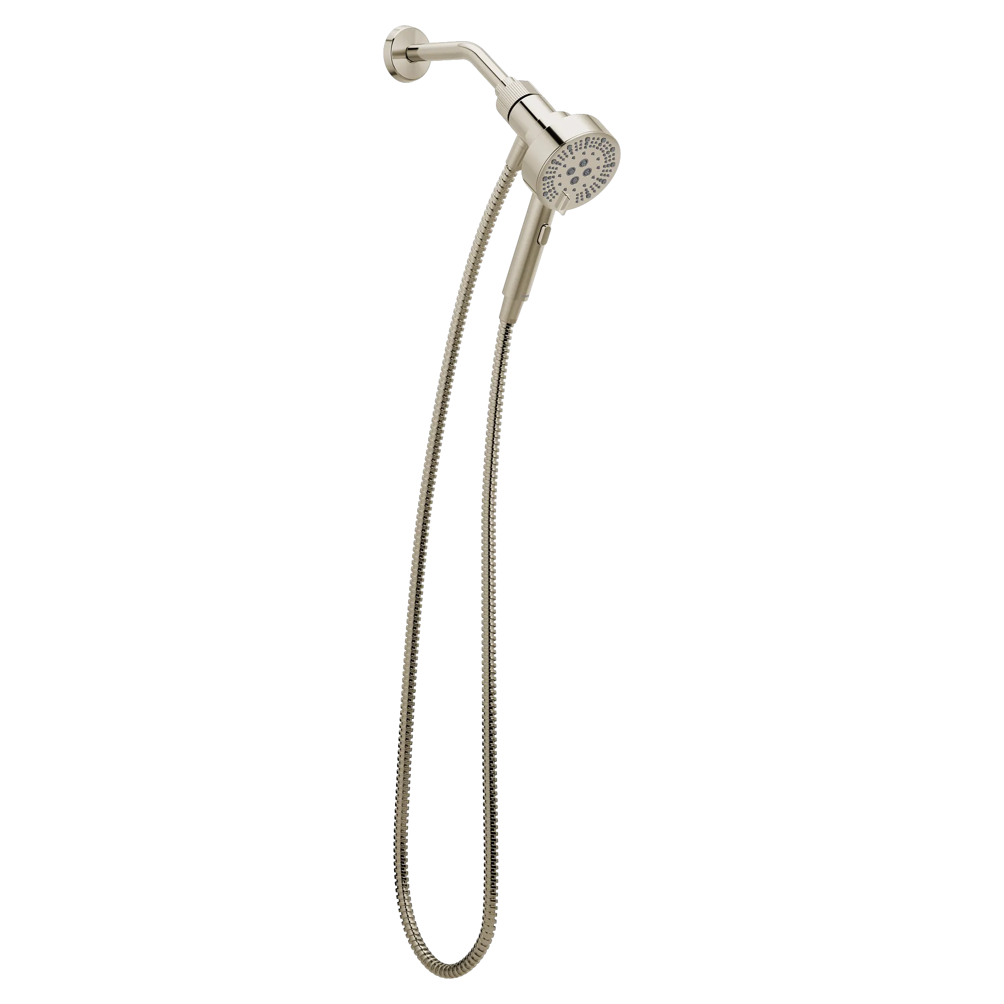 Magnetix Polished nickel six-function 4.25" diameter spray head handshower - Image 4