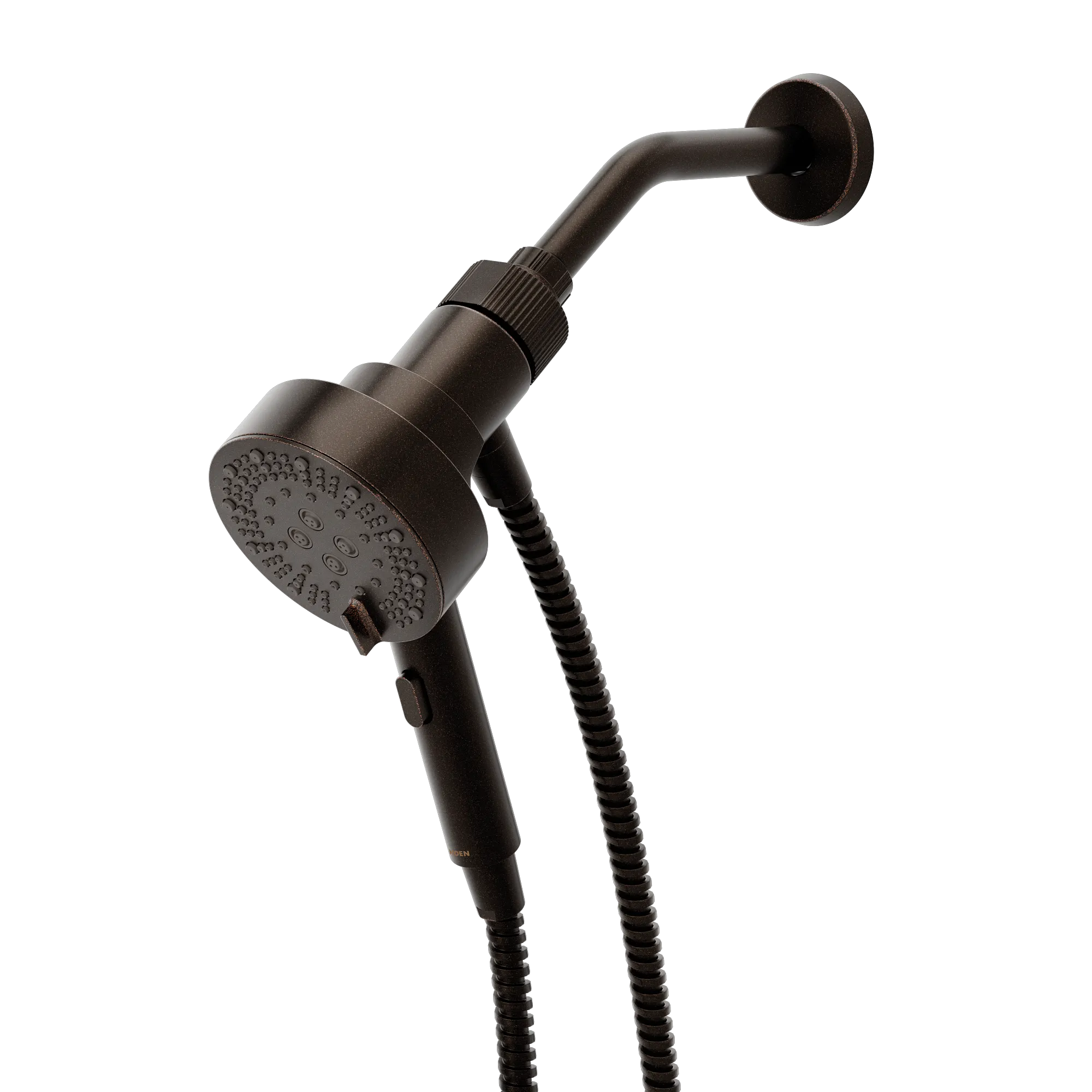 Magnetix Oil rubbed bronze six-function 4.25" diameter spray head handshower - Image 3