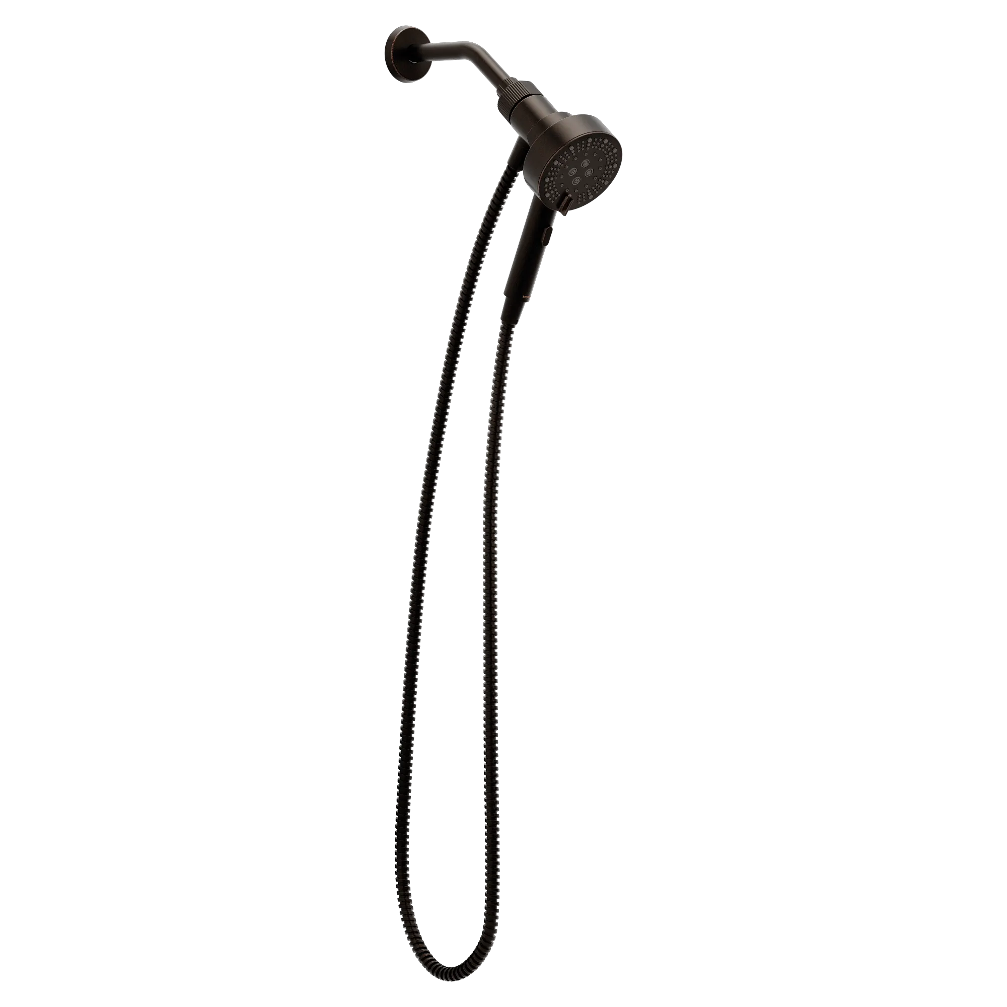 Magnetix Oil rubbed bronze six-function 4.25" diameter spray head handshower - Image 5