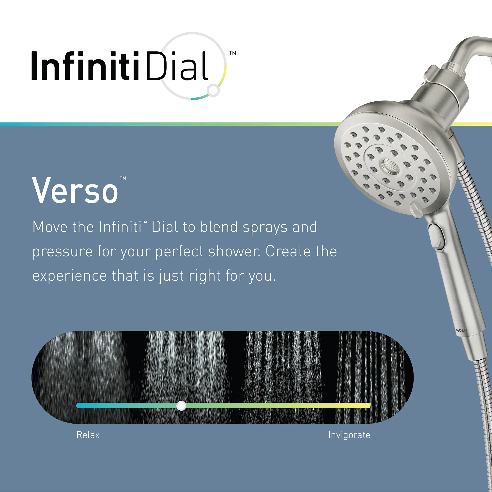 5" Handheld Showerhead with Infiniti Dial - Image 32