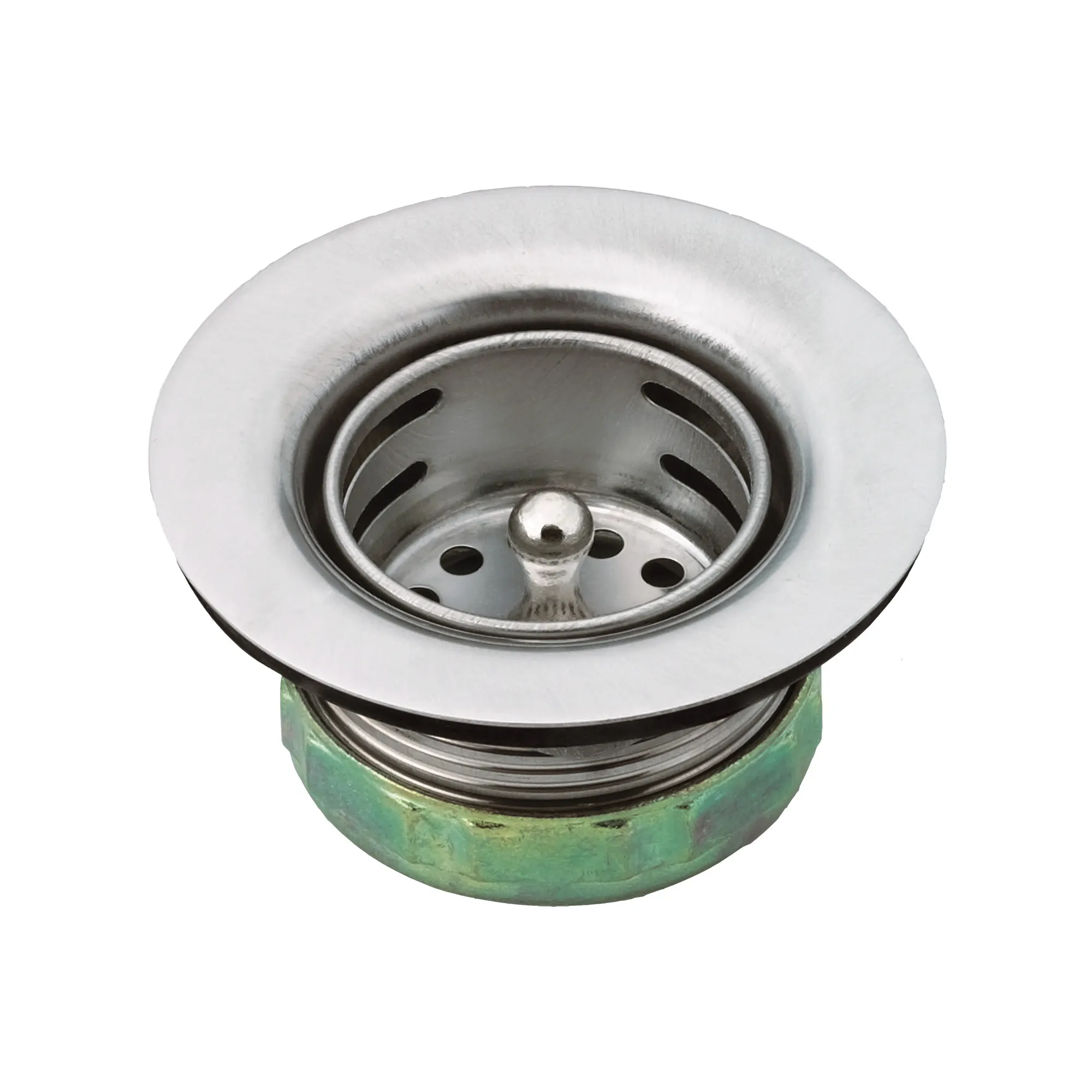 Moen Stainless Steel Basket Strainer with Drain Assembly 2" - Image 2