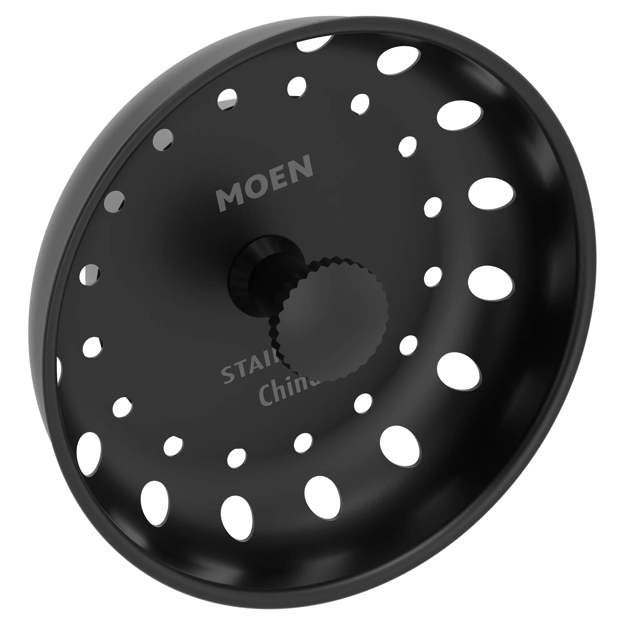 Moen Matte black basket strainer - Image 2