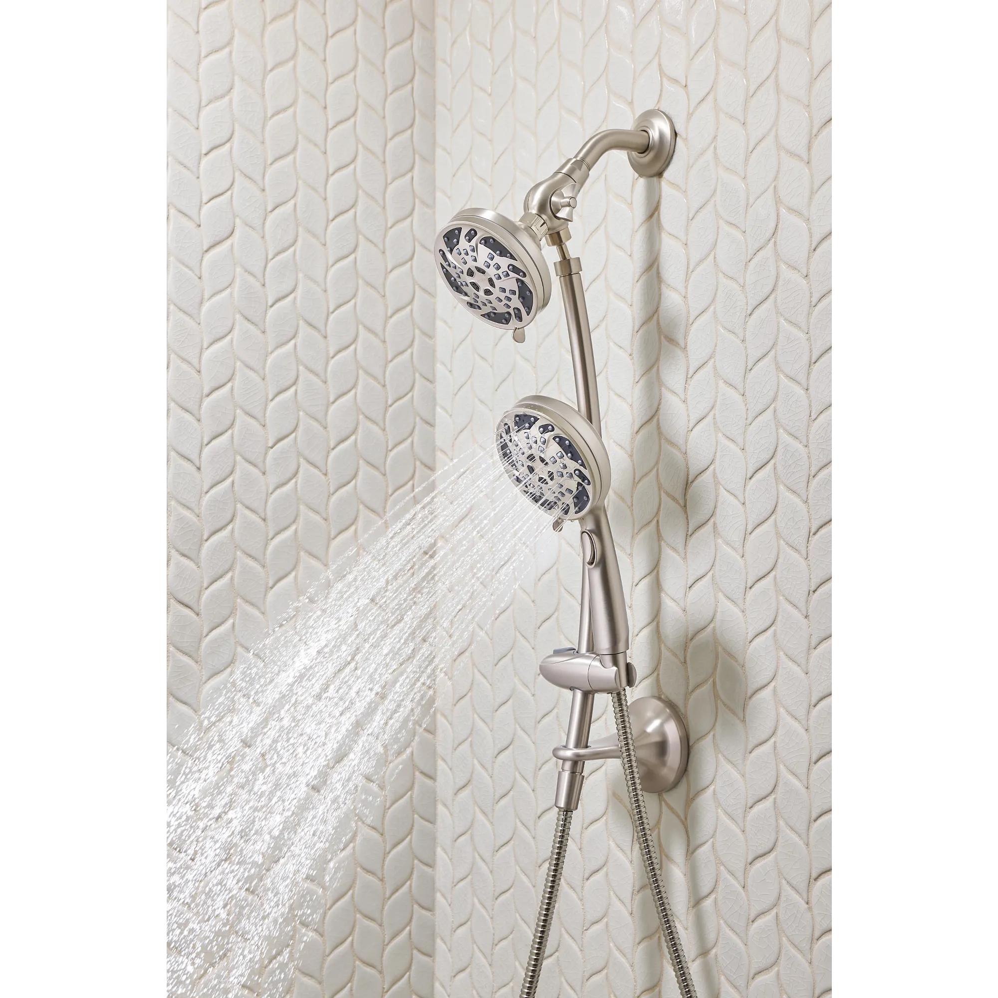 Renewal Five-Function 4 1/2" Diameter Standard Spray Head With Handheld Shower - Image 11