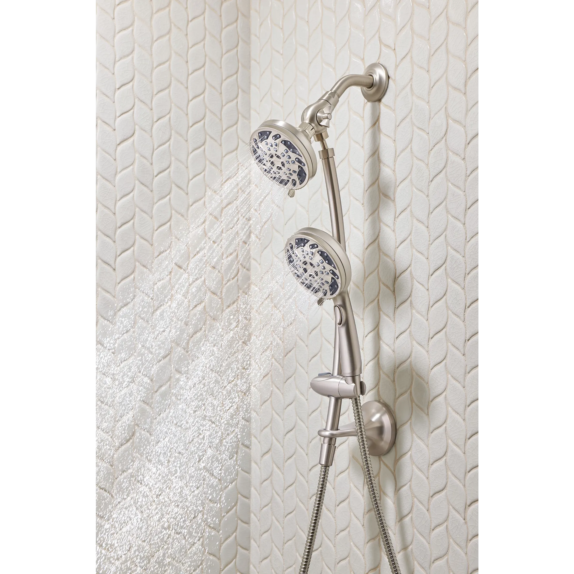 Renewal Five-Function 4 1/2" Diameter Standard Spray Head With Handheld Shower - Image 5