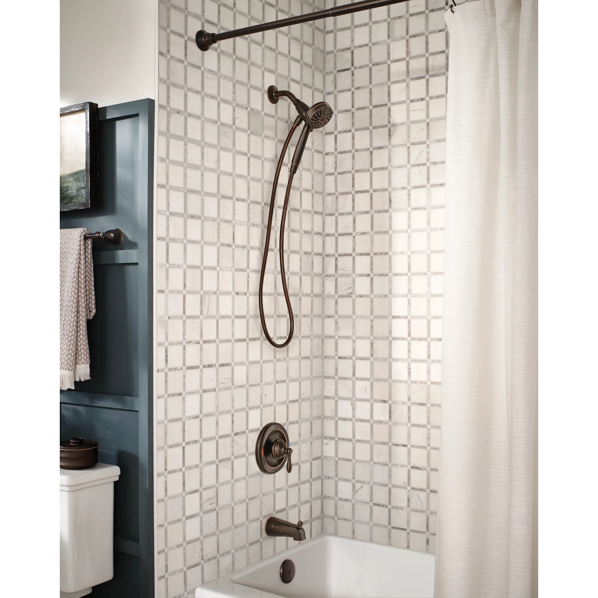 Engage Six-Function 3 1/2" Diameter Spray Head Handheld Shower - Image 17