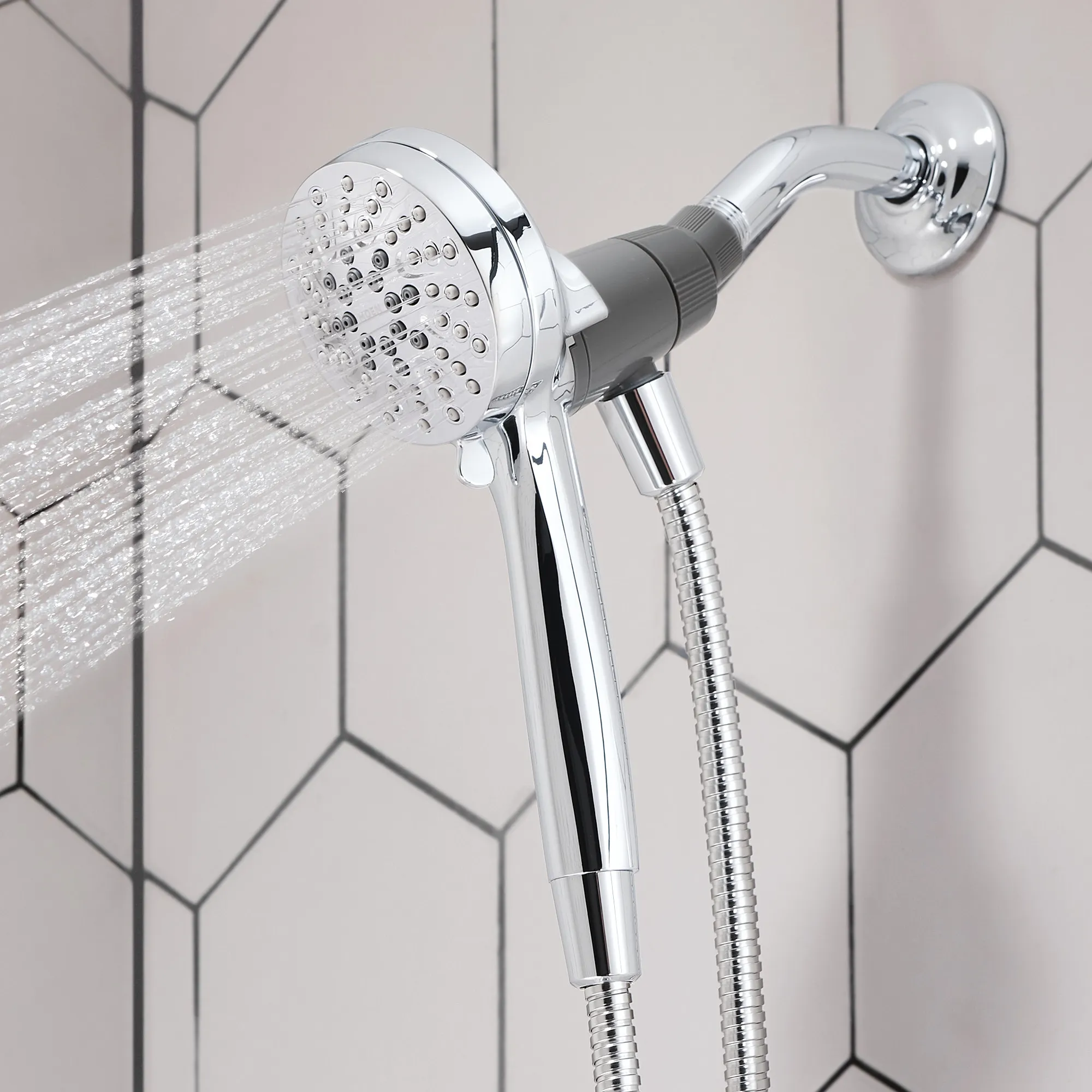 Engage Six-Function 3 1/2" Diameter Spray Head Handheld Shower - Image 3