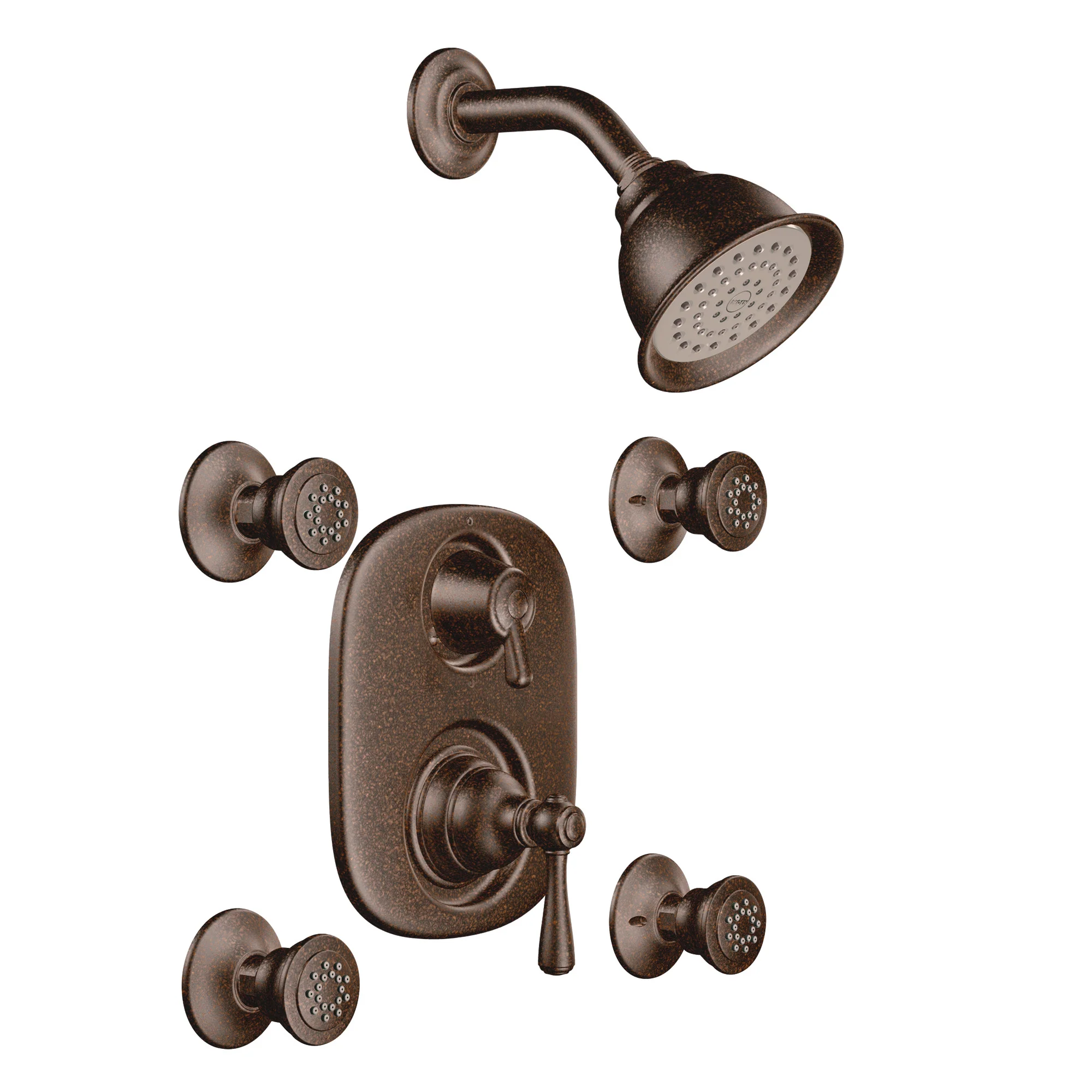 Kingsley Oil rubbed bronze Moentrol(R) vertical spa