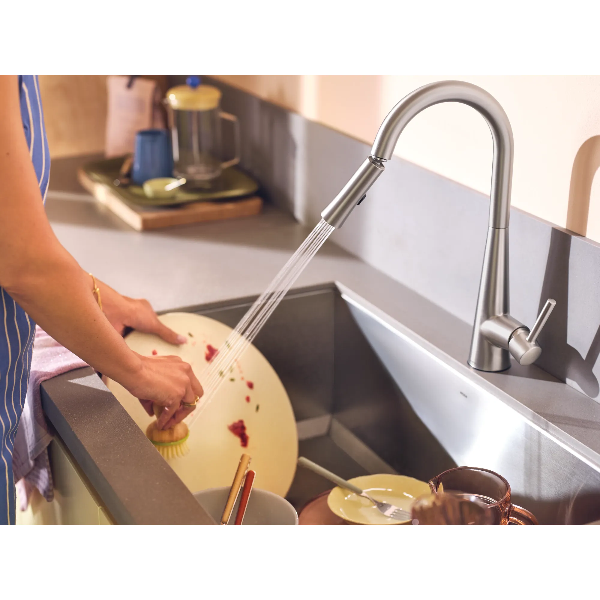 Swivel Control Pull Down Kitchen Faucet Wand Kit - Image 11