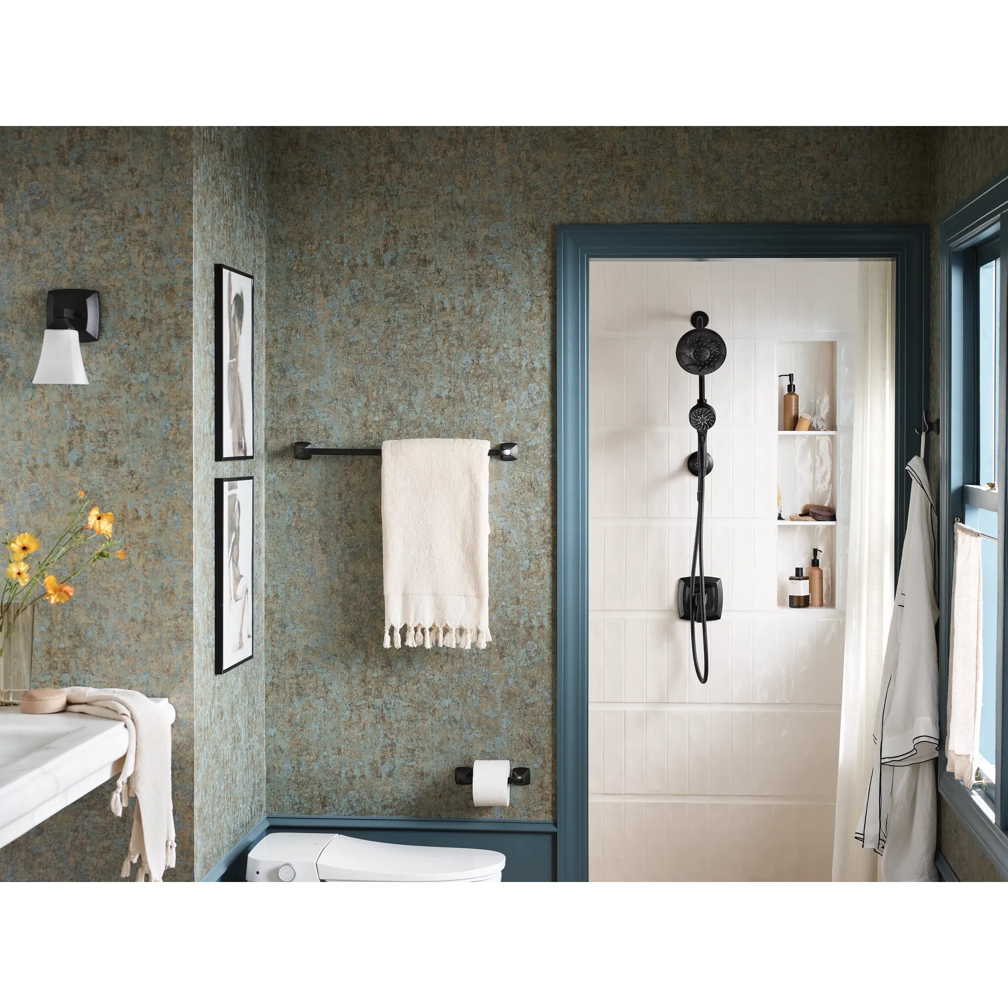 Engage Six-Function 5 1/2" Diameter Showerhead with Handshower - Image 10
