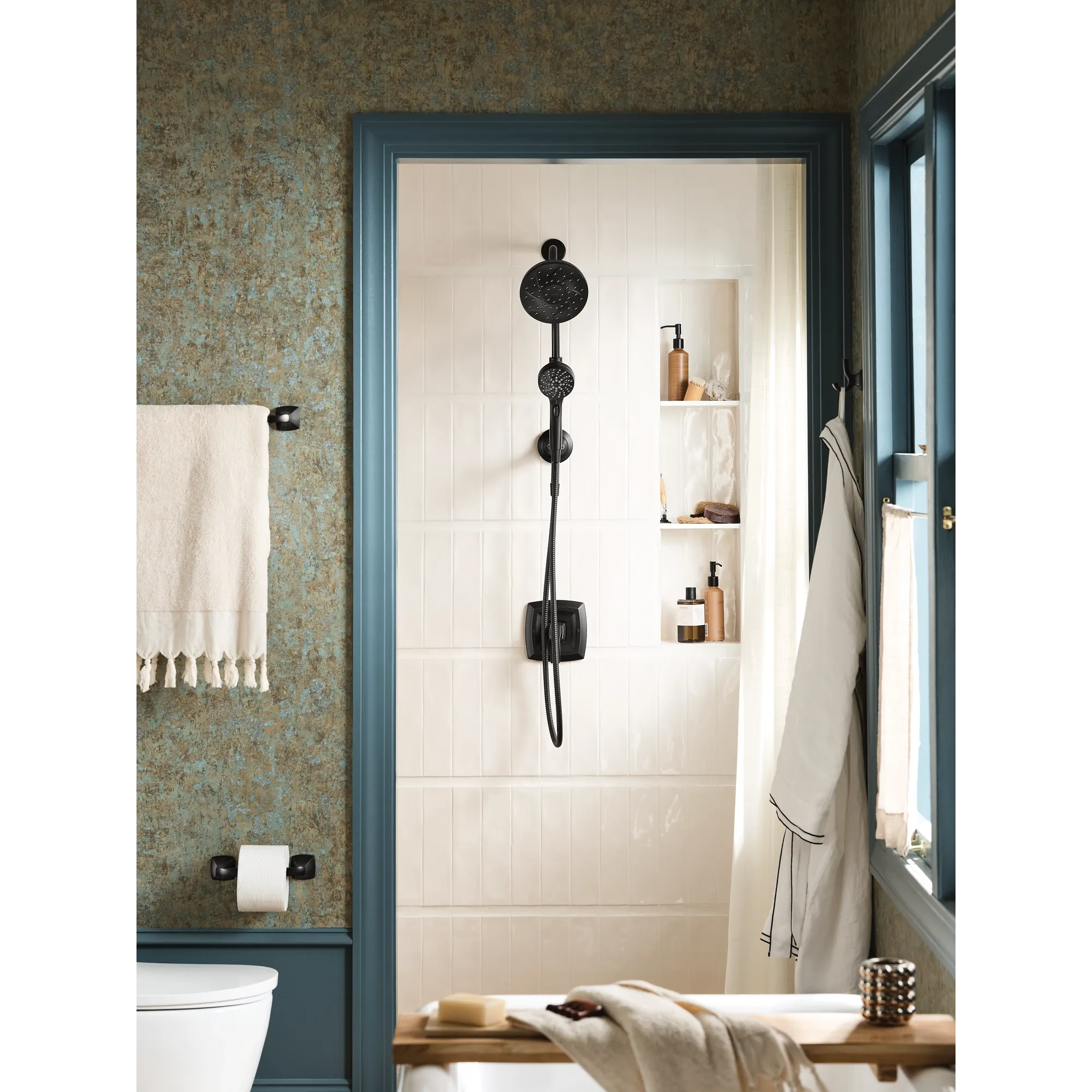 Engage Six-Function 5 1/2" Diameter Showerhead with Handshower - Image 13