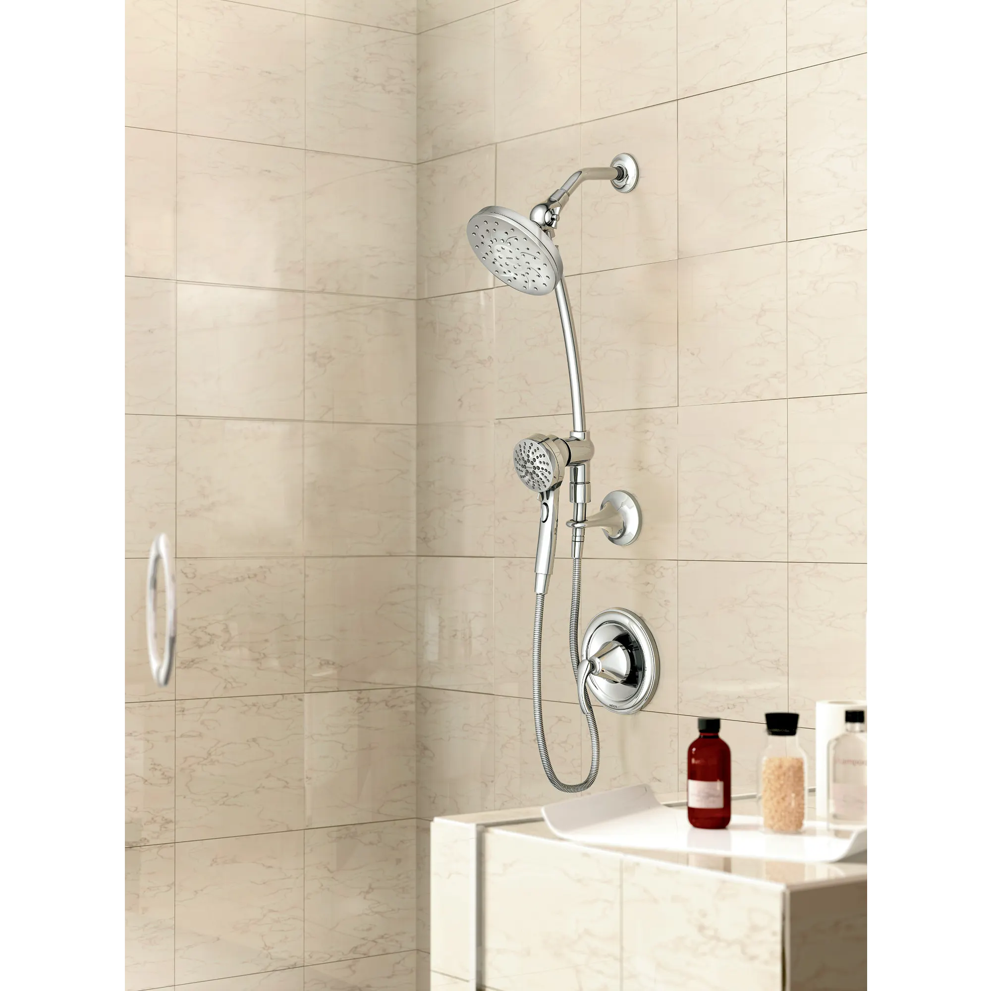 Engage Six-Function 5 1/2" Diameter Showerhead with Handshower - Image 8