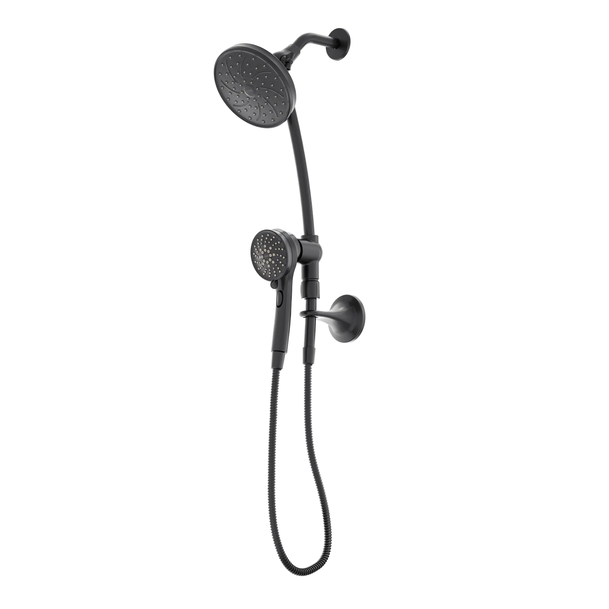 Attract Chrome six-function 3.75" diameter spray head standard with handshower - Image 9