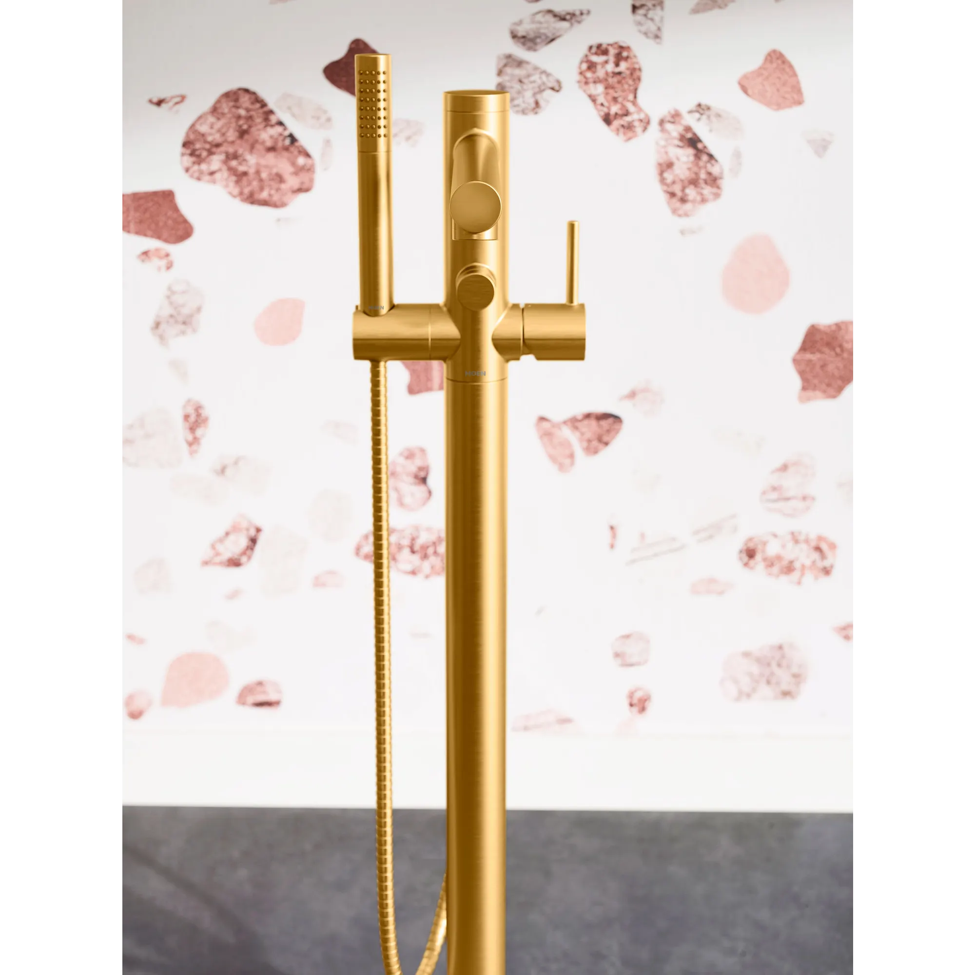 Align Chrome one-handle tub filler includes hand shower - Image 7