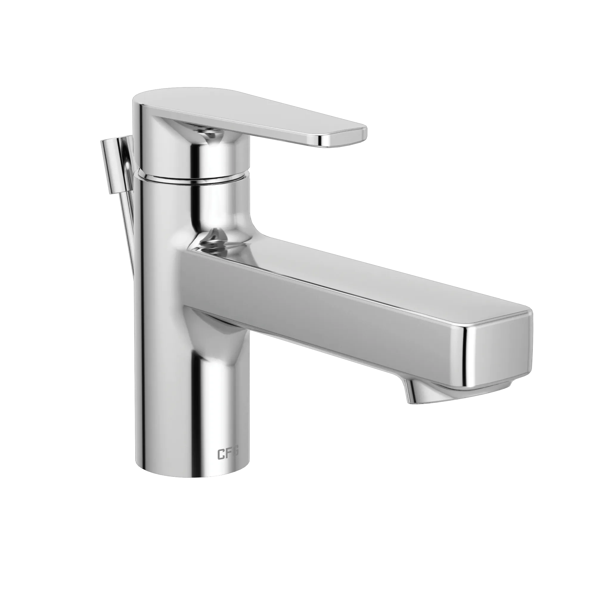 Slate Chrome one-handle low-profile bathroom faucet - Image 4