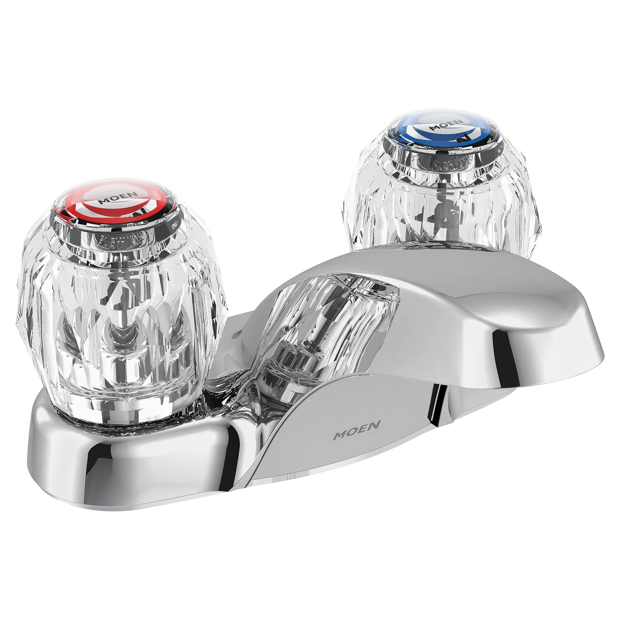 Chateau Chrome two-handle low arc bathroom faucet - Image 2