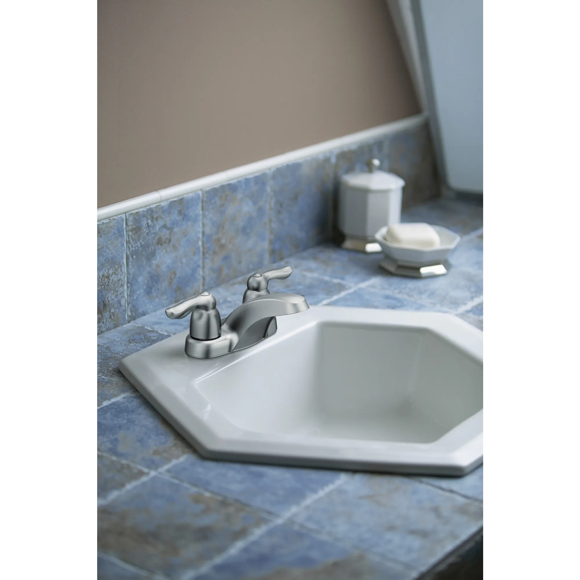 Chateau Two-handle Low Arc Bathroom Faucet - Image 7