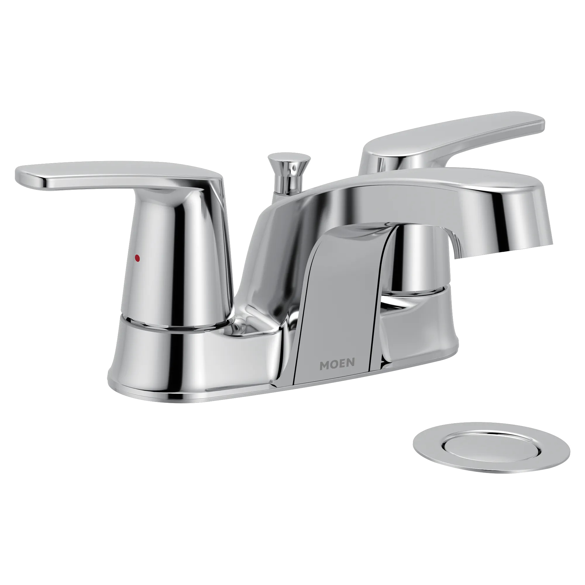 Chateau Chrome two-handle low arc bathroom faucet - Image 9