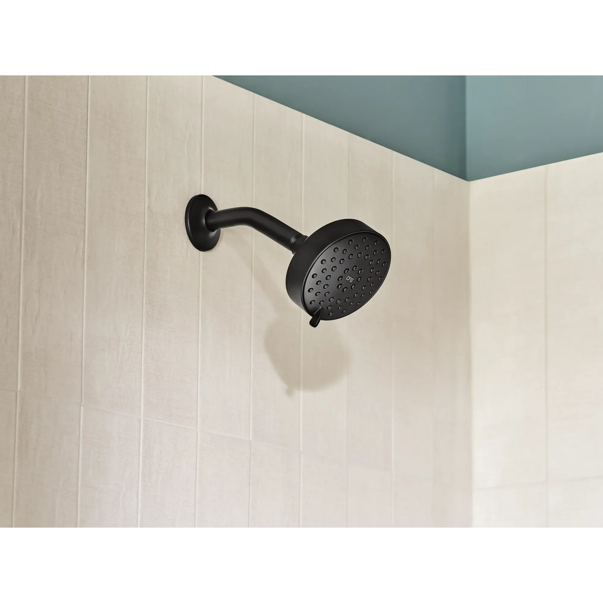 CFG Matte black three-function 4" diameter spray head standard - Image 3
