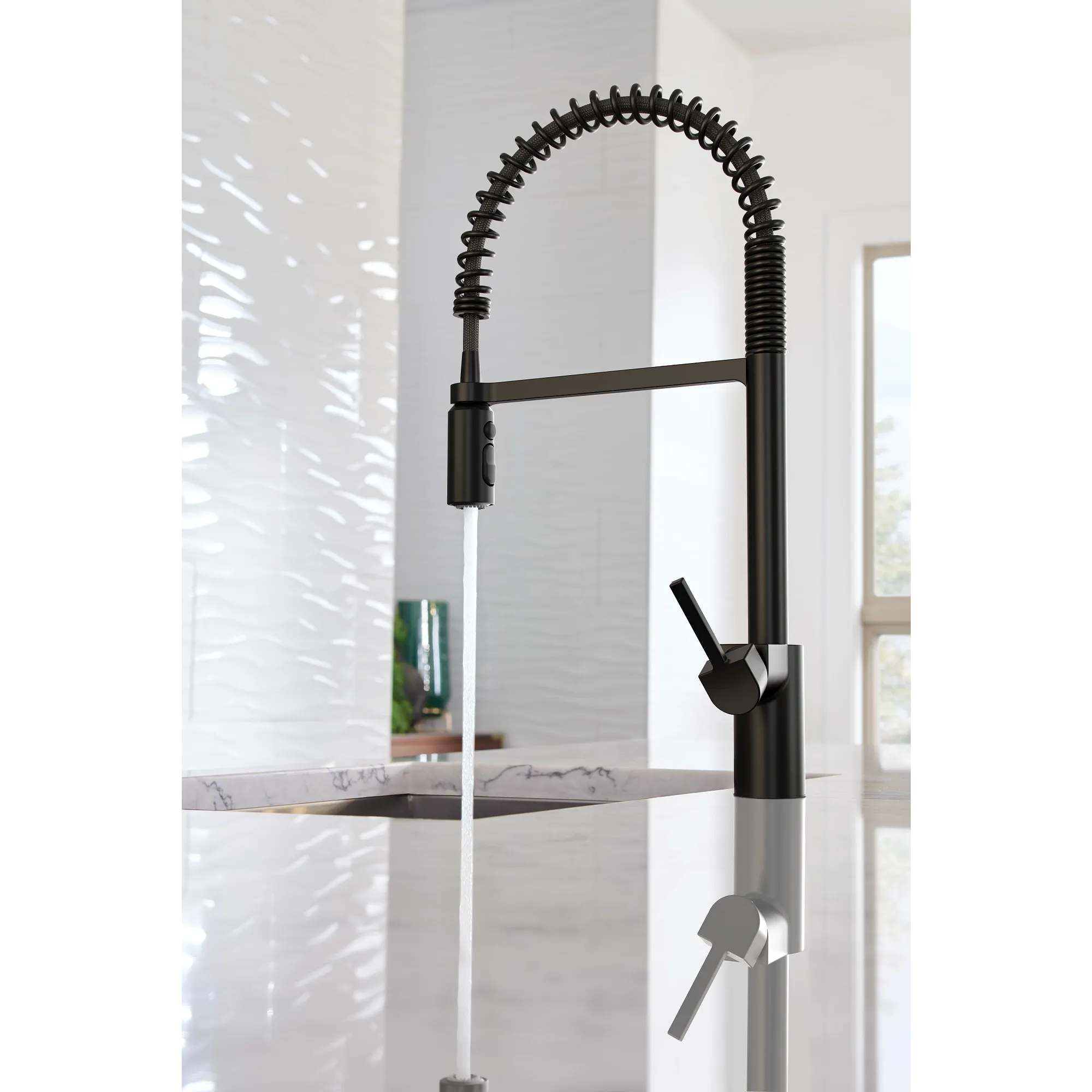 Align One-Handle Pre-Rinse Spring Pulldown Kitchen Faucet - Image 12