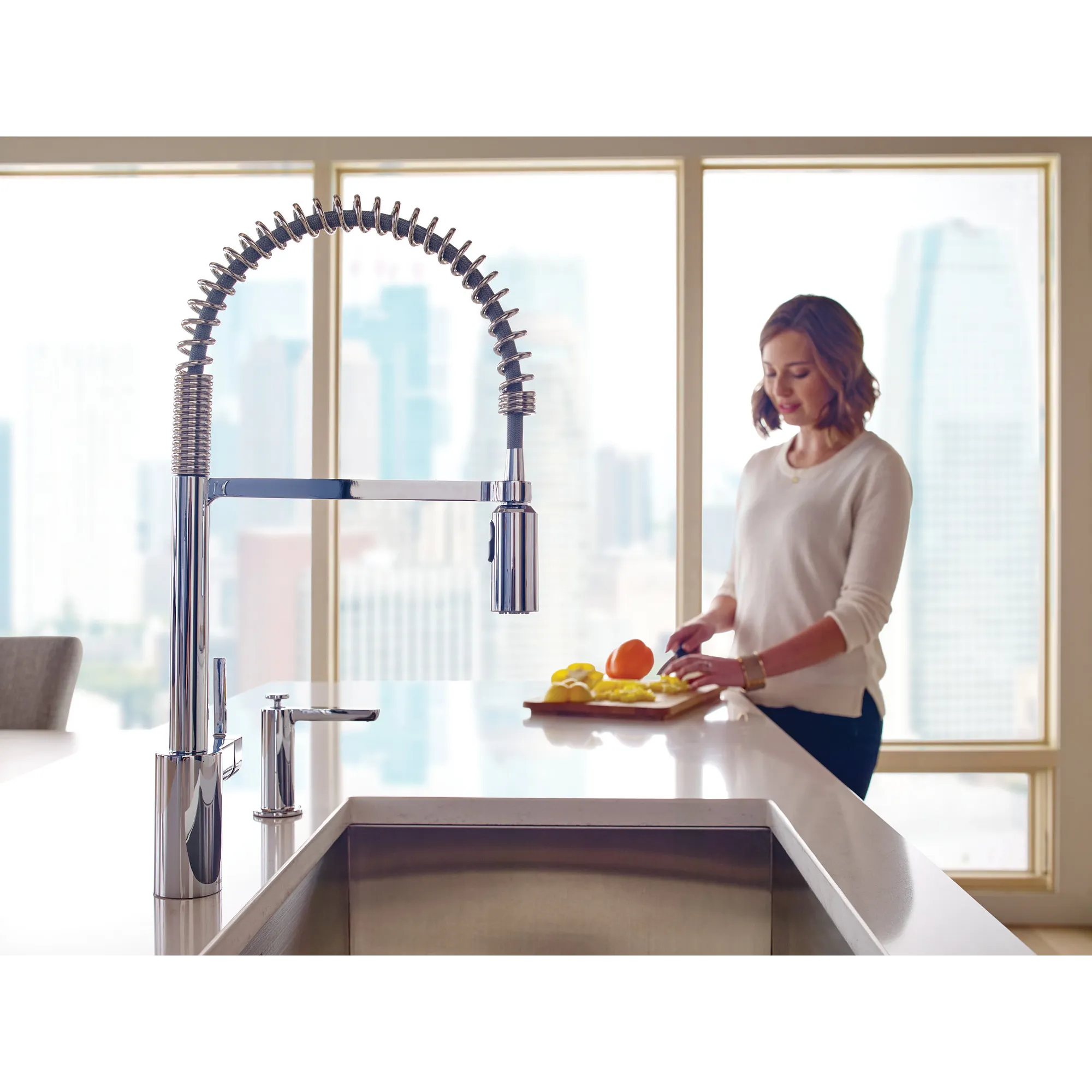 Align One-Handle Pre-Rinse Spring Pulldown Kitchen Faucet - Image 21