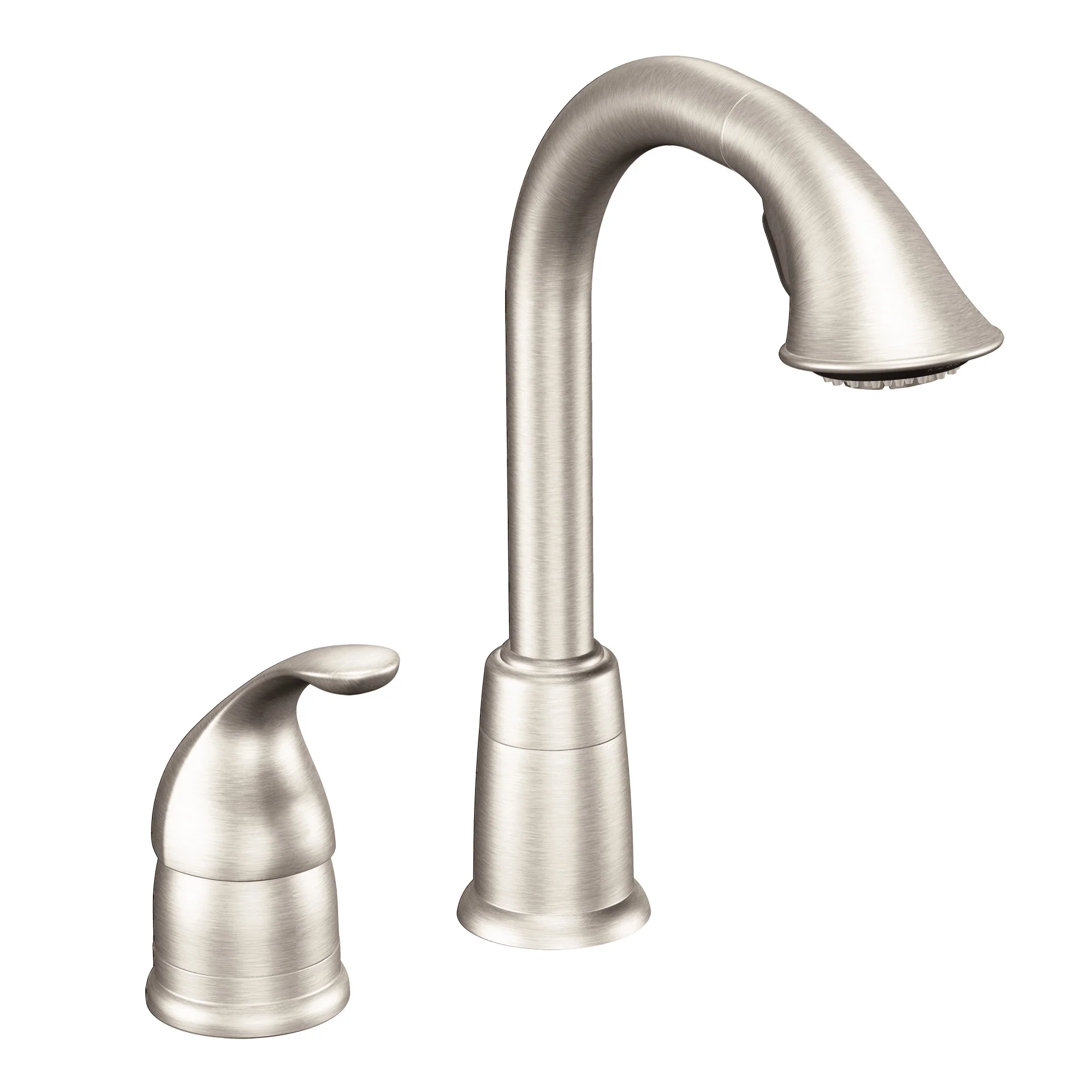 Camerist Chrome one-handle high arc pulldown bar faucet - Image 8