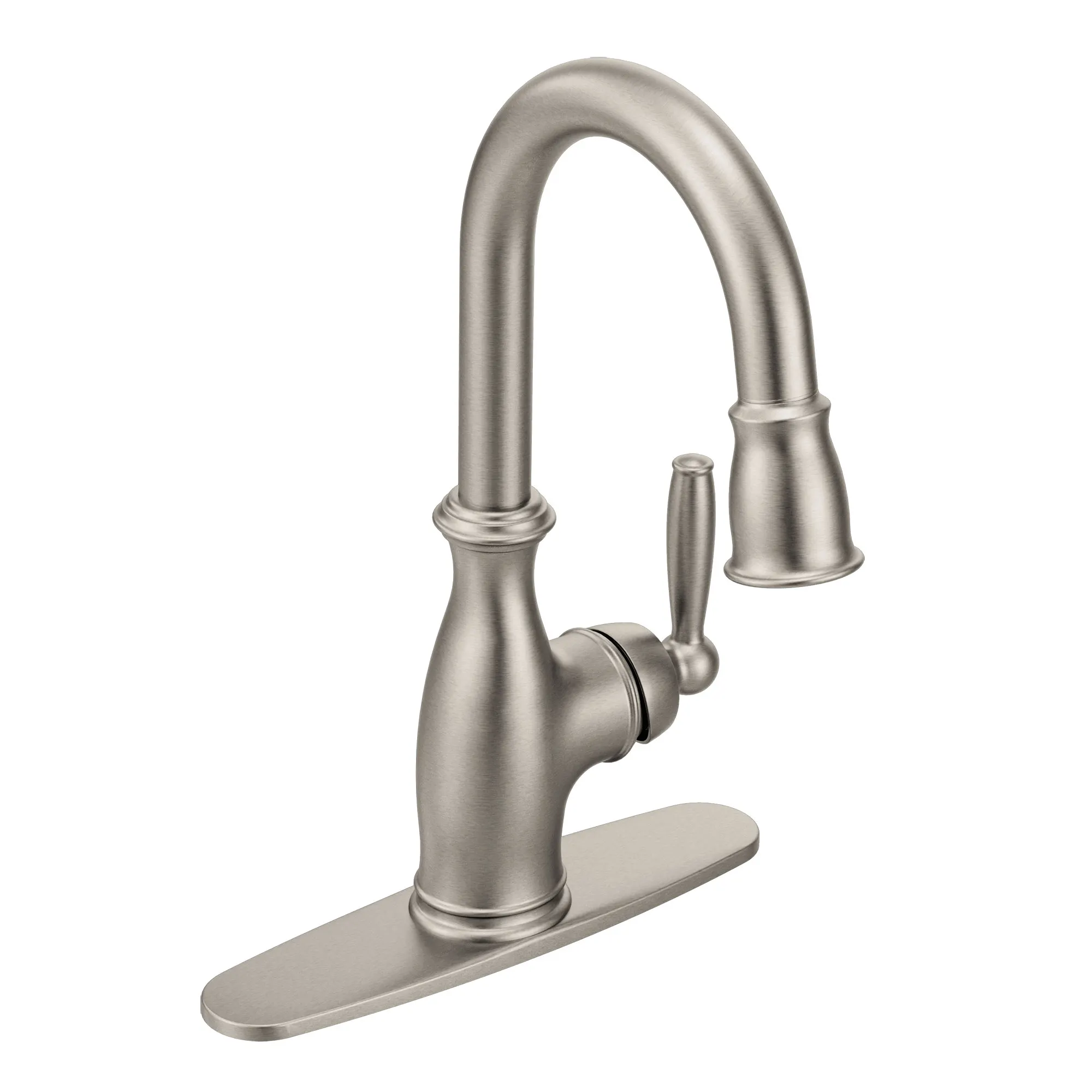 Brantford Chrome One-Handle High Arc Pulldown Bar Faucet - Image 15
