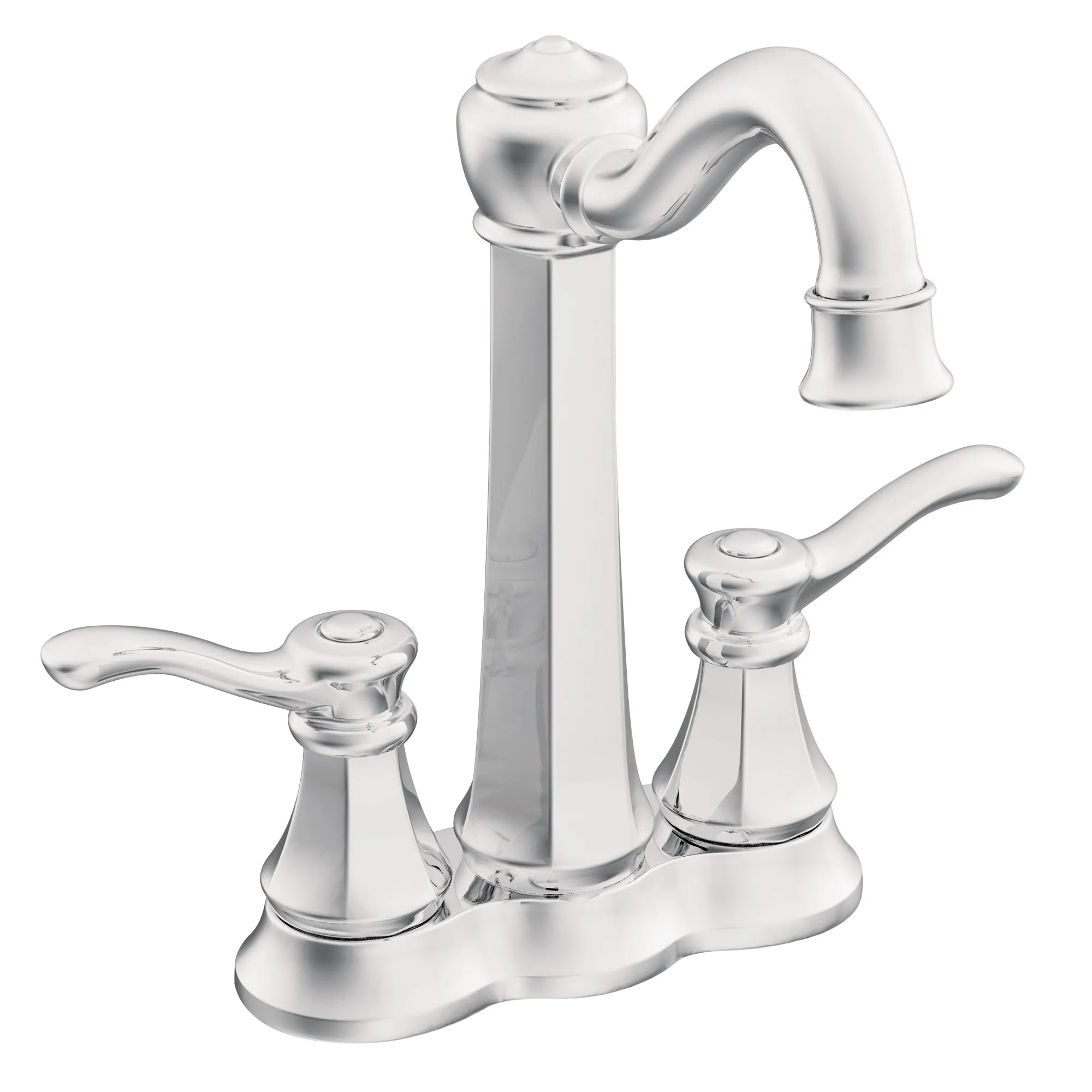 Vestige Chrome two-handle high arc bar faucet - Image 2
