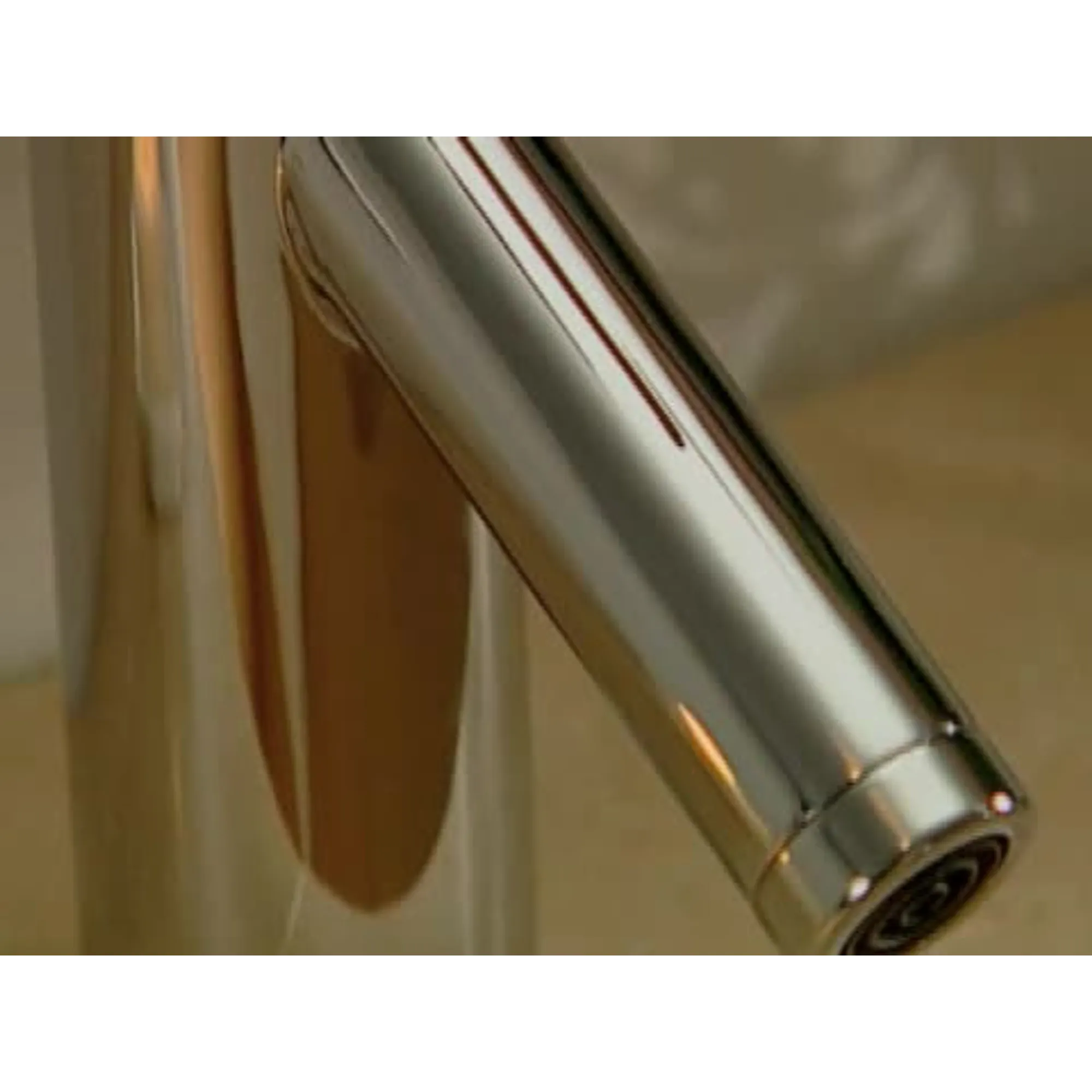 Level Chrome One-Handle Low Arc Vessel Bathroom Faucet - Image 4