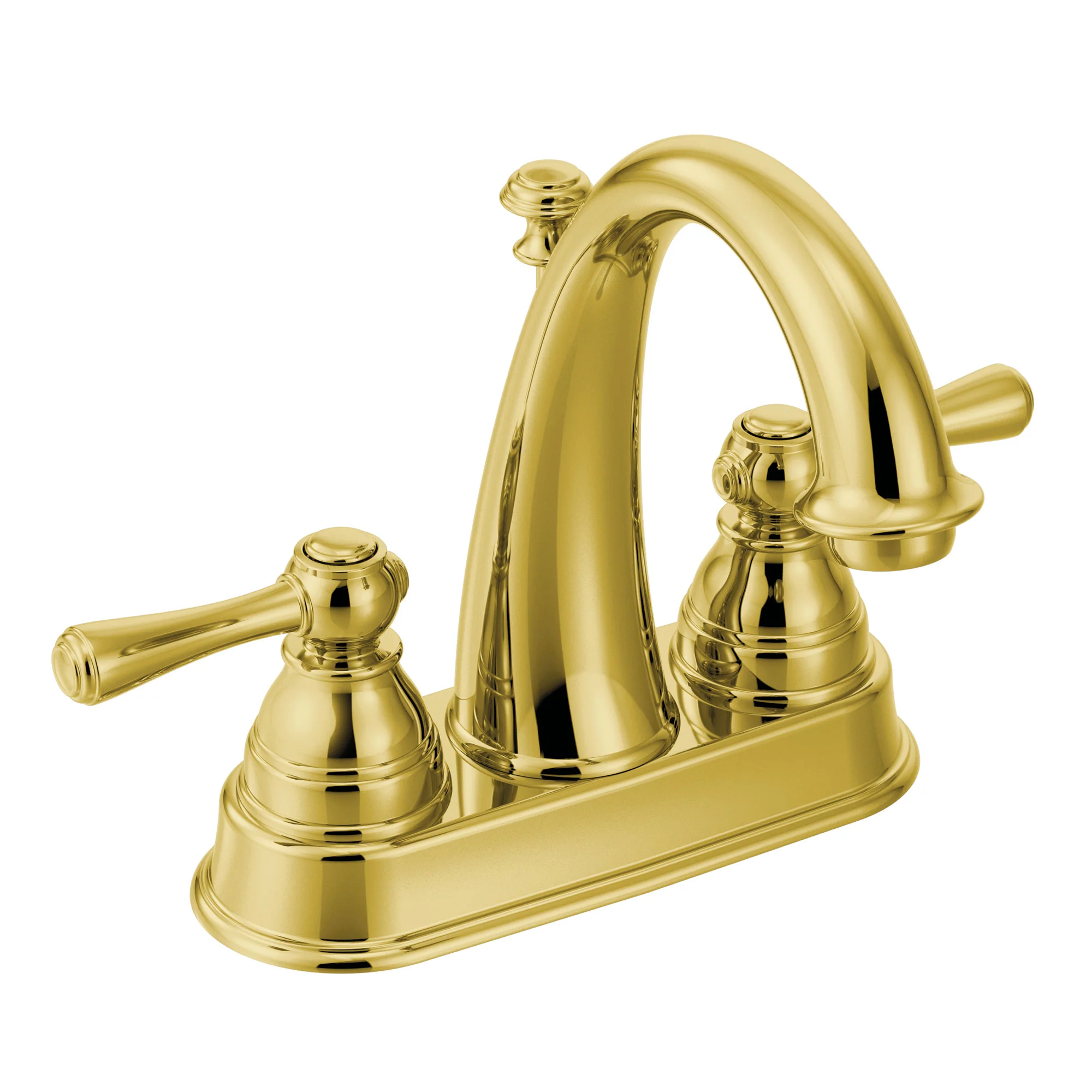 Kingsley Chrome Two-Handle High Arc Bathroom Faucet - Image 5