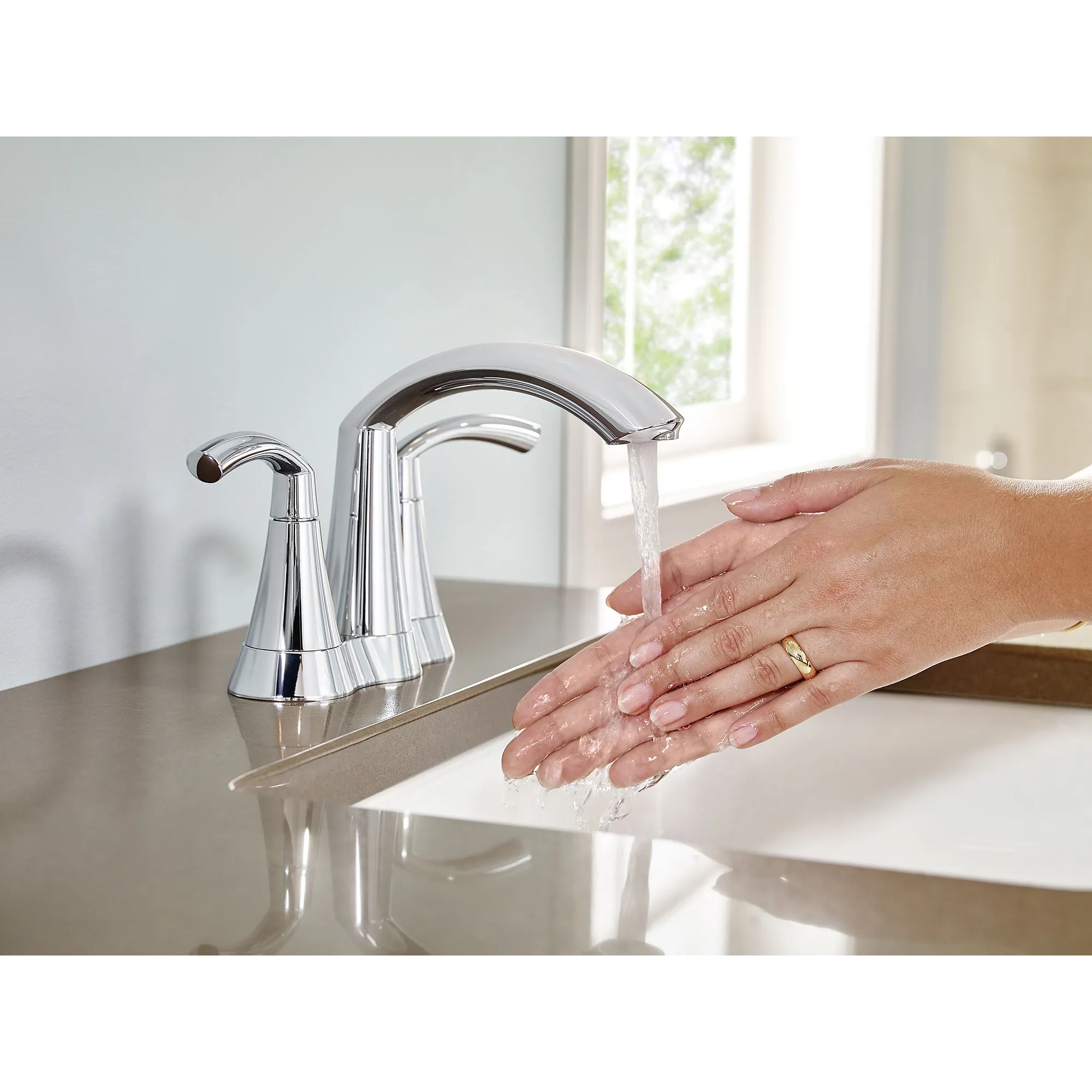 Glyde Two-handle Centerset Bathroom Sink Faucet - Image 2