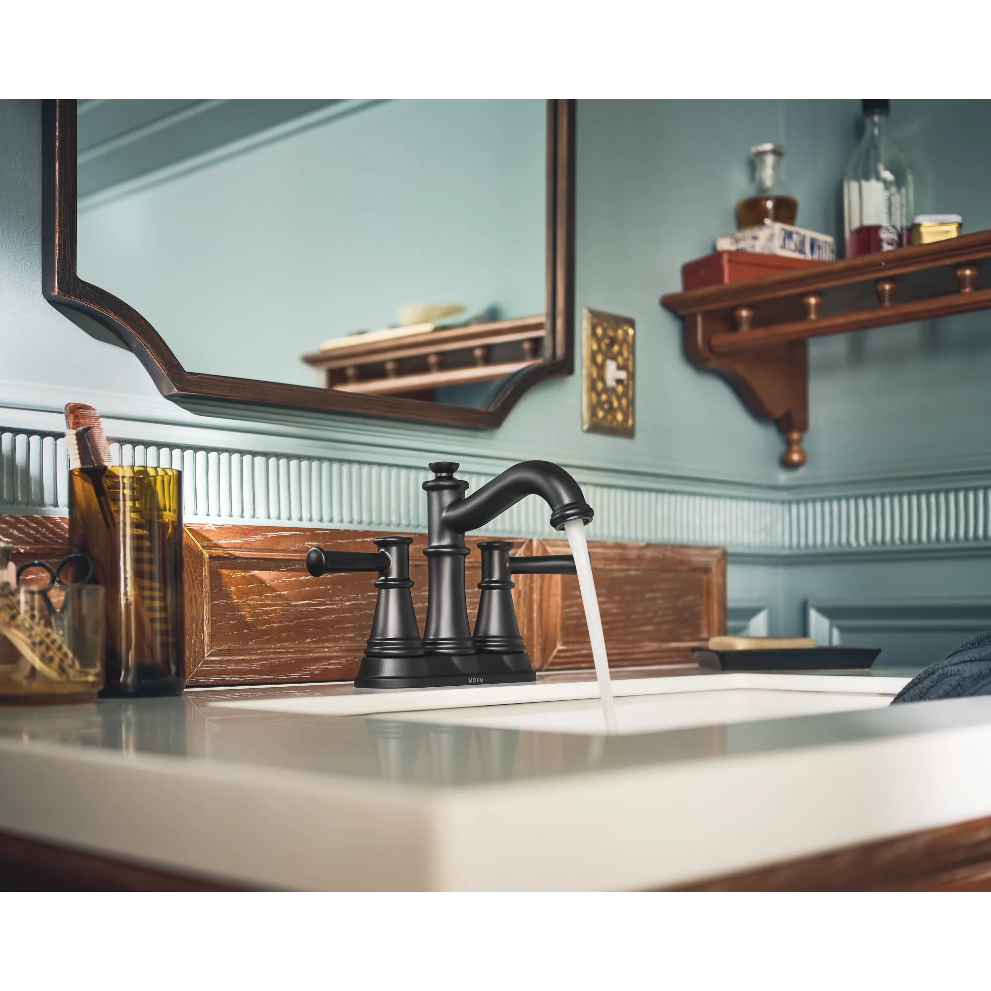 Belfield Two-handle Centerset Bathroom Sink Faucet - Image 4
