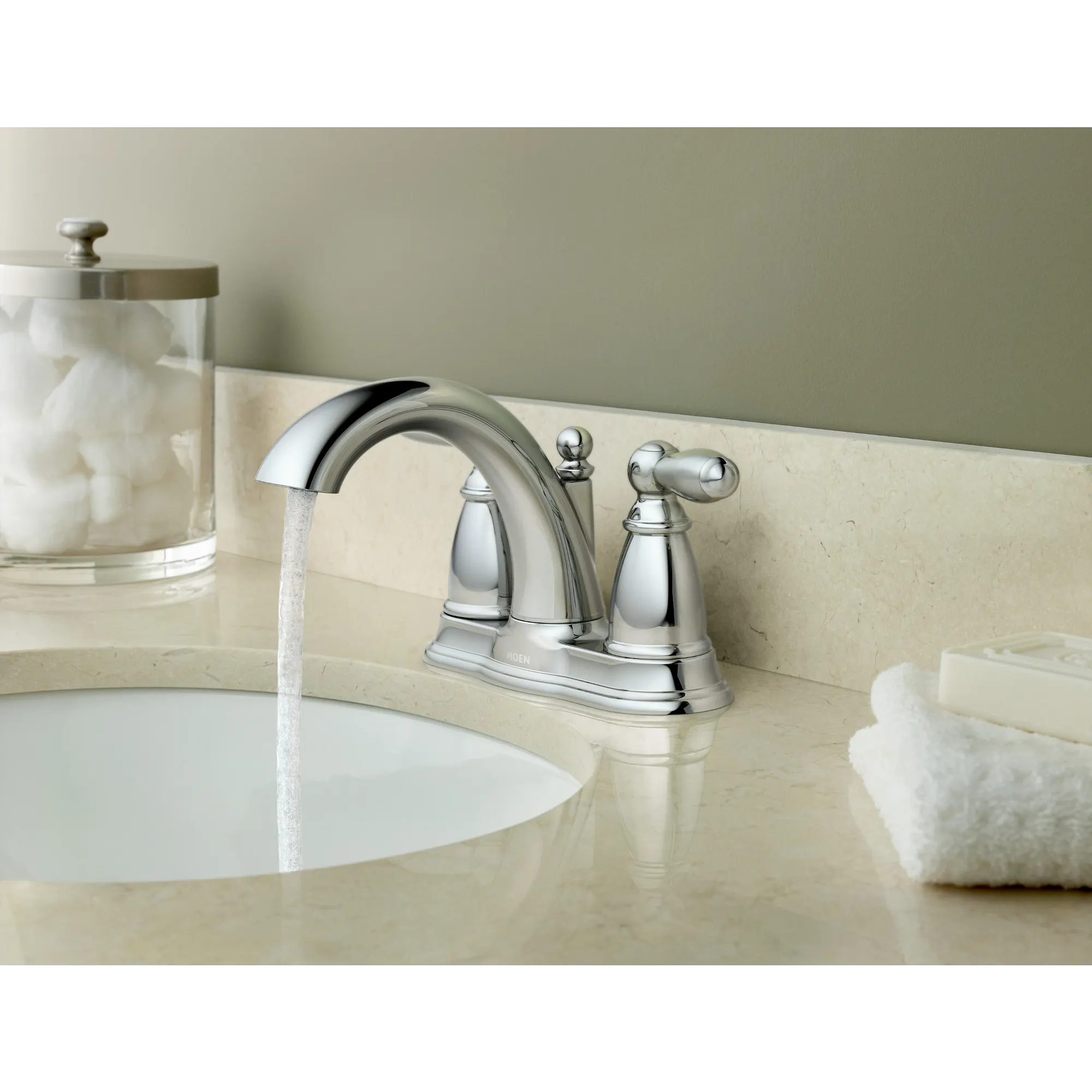 Brantford Two-handle Centerset Bathroom Sink Faucet - Image 6