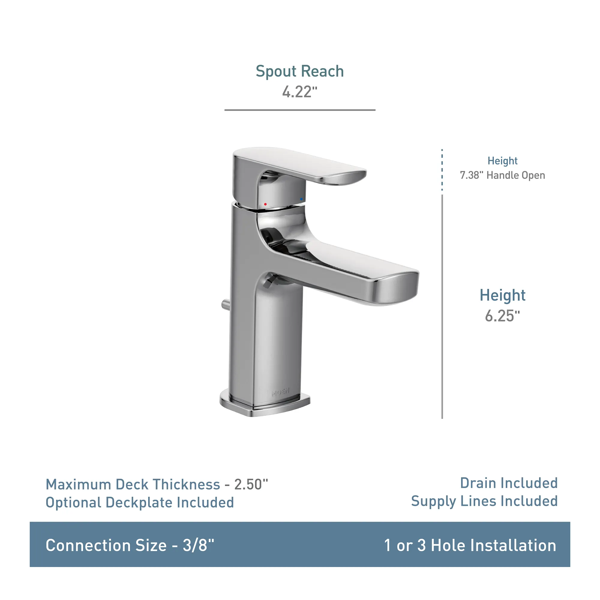 Rizon One-handle Bathroom Sink Faucet - Image 14