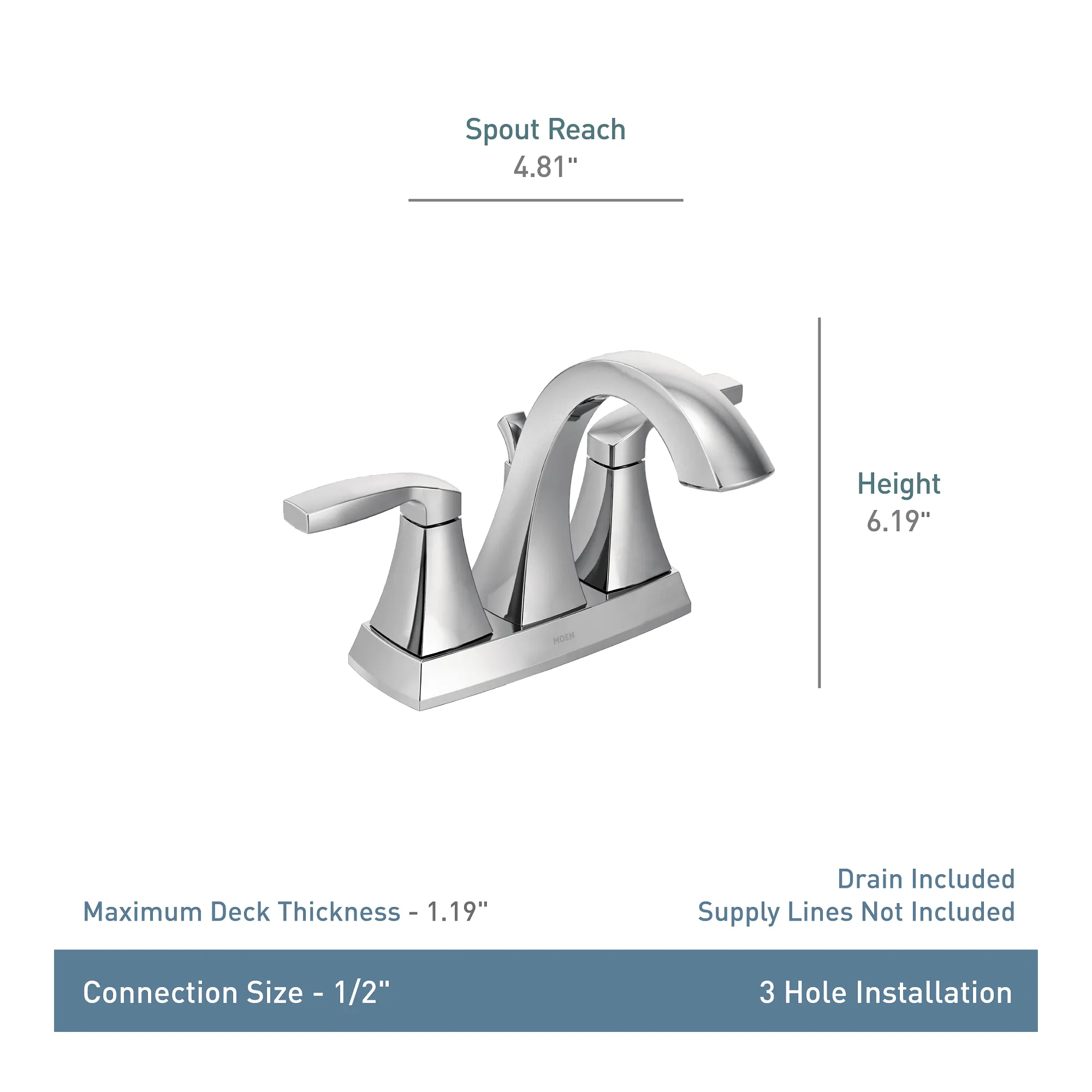 Voss Two-handle Centerset Bathroom Sink Faucet - Image 24