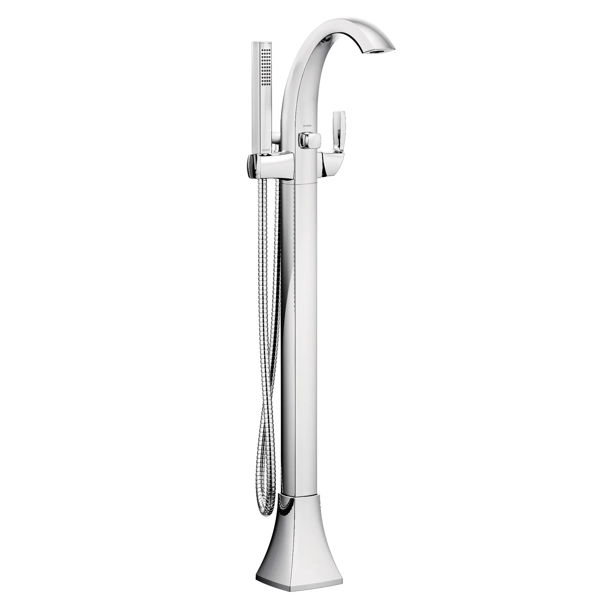 Voss Chrome One-Handle Tub Filler including Handheld Shower - Image 2