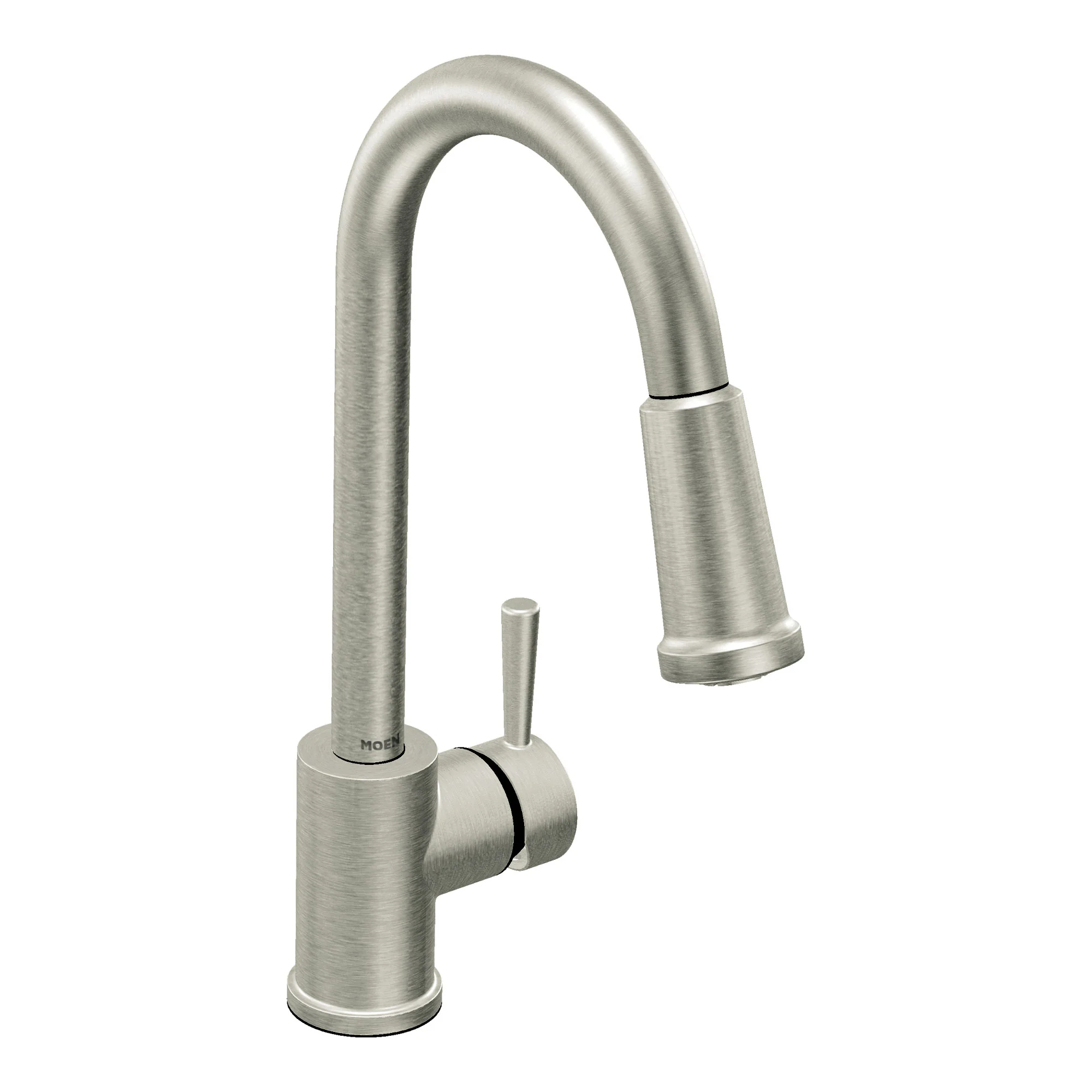 Level Chrome one-handle high arc pulldown kitchen faucet - Image 2